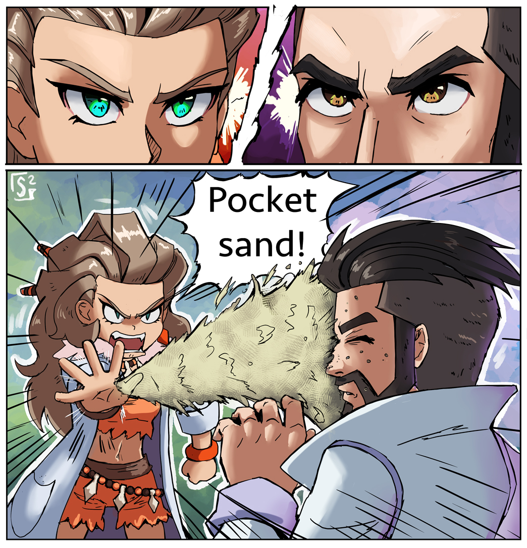 15² Pocket sand! cm