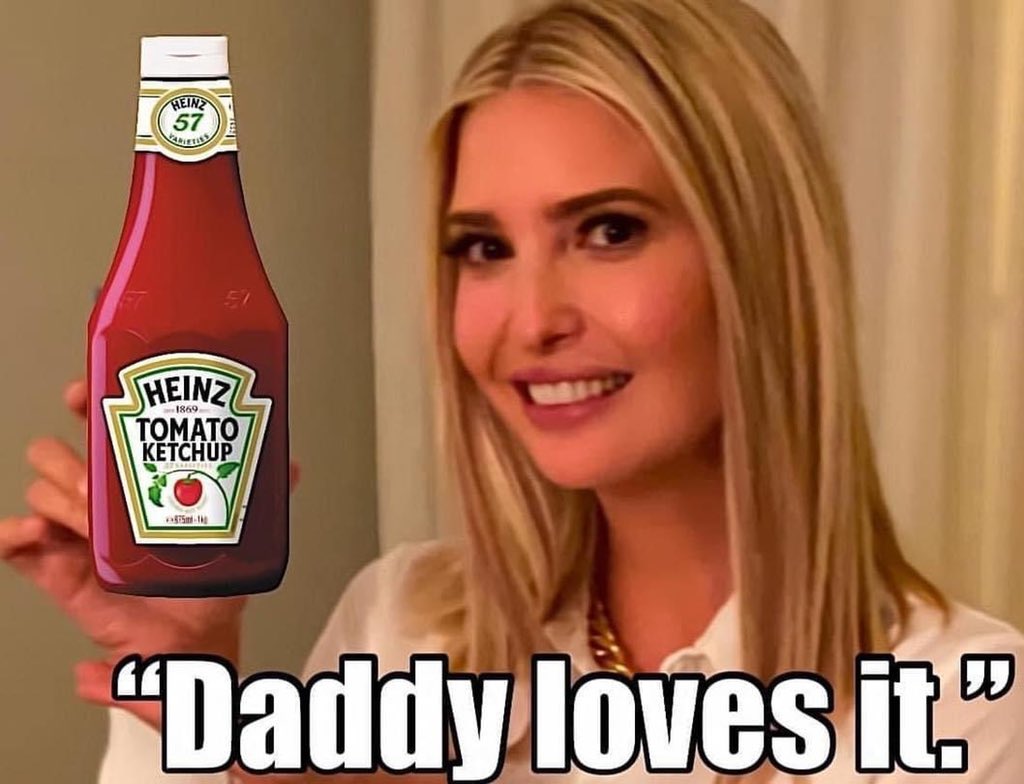 Ivanka Donald Trump Throwing Ketchup Know Your Meme
