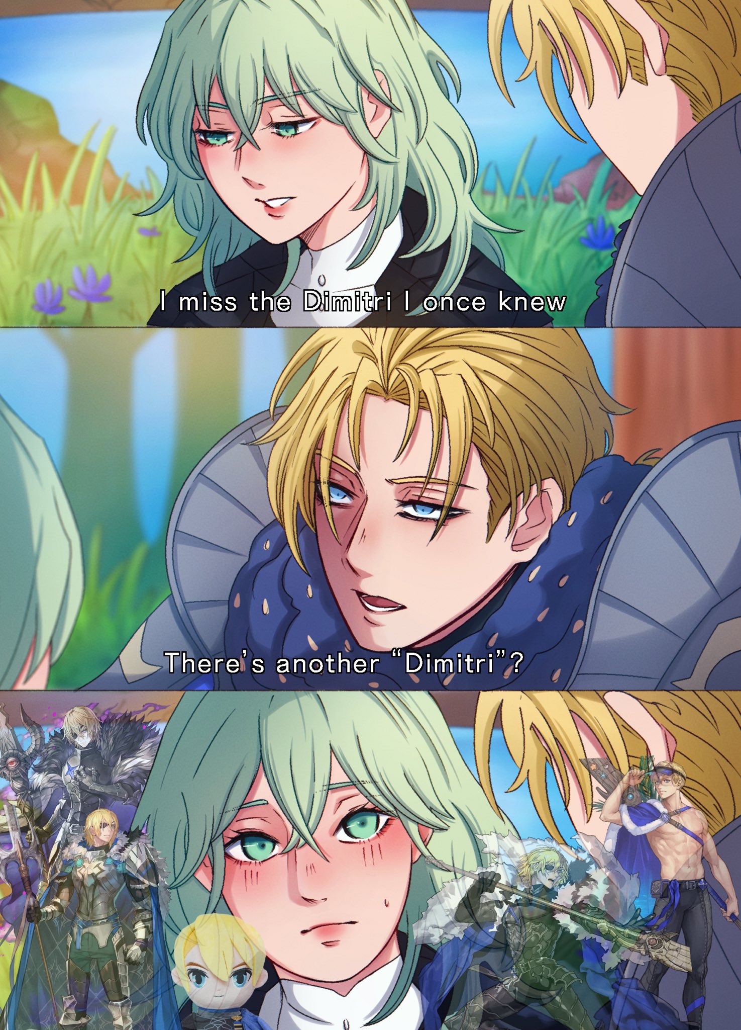 When Houses Byleth Goes On A Picnic With Hopes Dimitri Xd Fire Emblem Three Houses Know