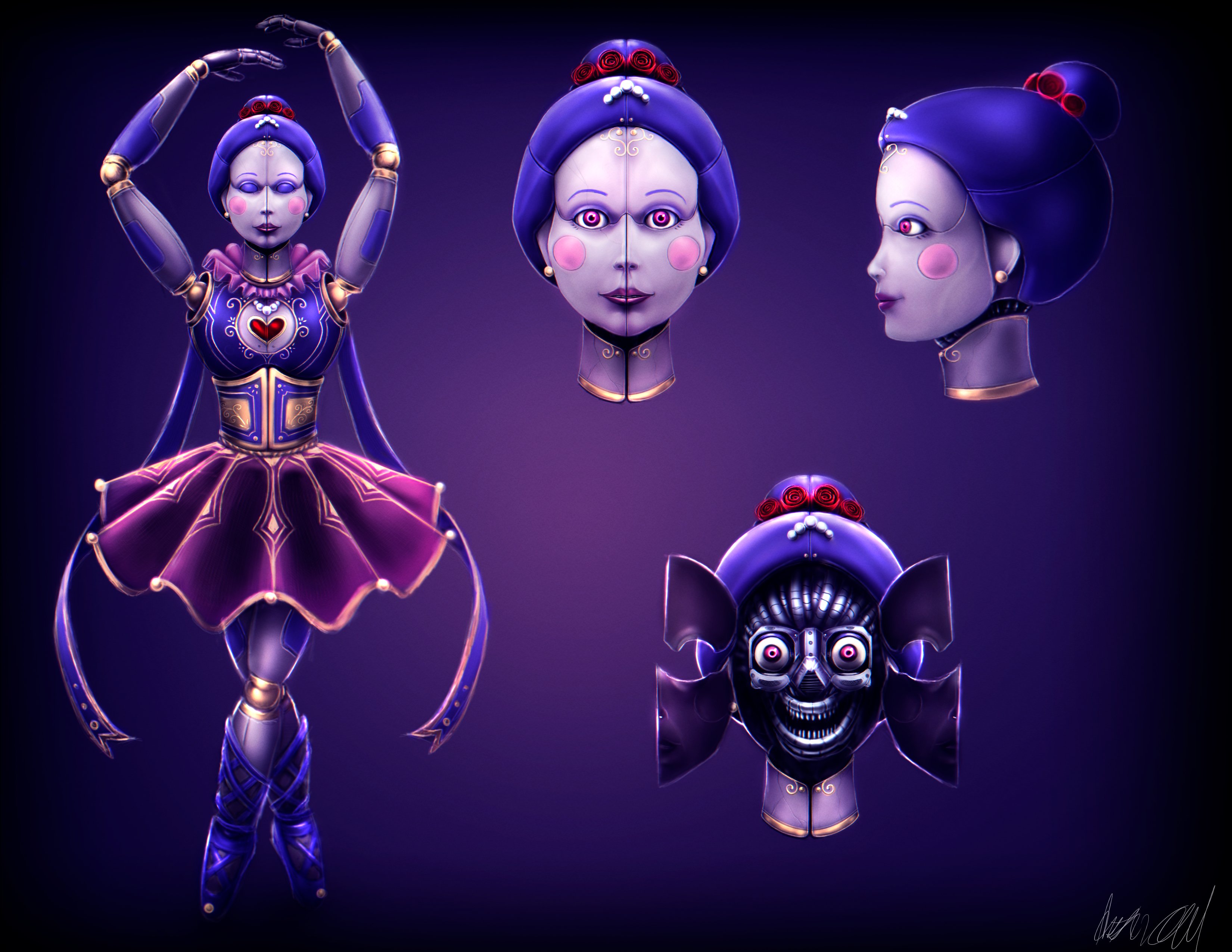 Ballora FNAF 5 SL; Perhaps not.. CrazyCaptainLive - Illustrations ART street