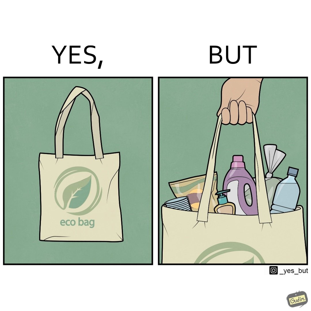 YES, eco bag BUT O_yes_but Gudim.