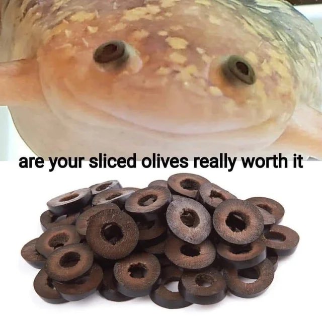 are your sliced olives really worth it