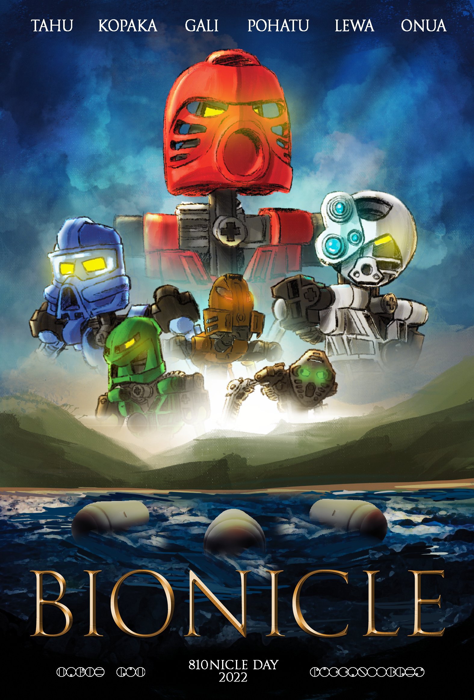 Bionicle tahu best sale and gali