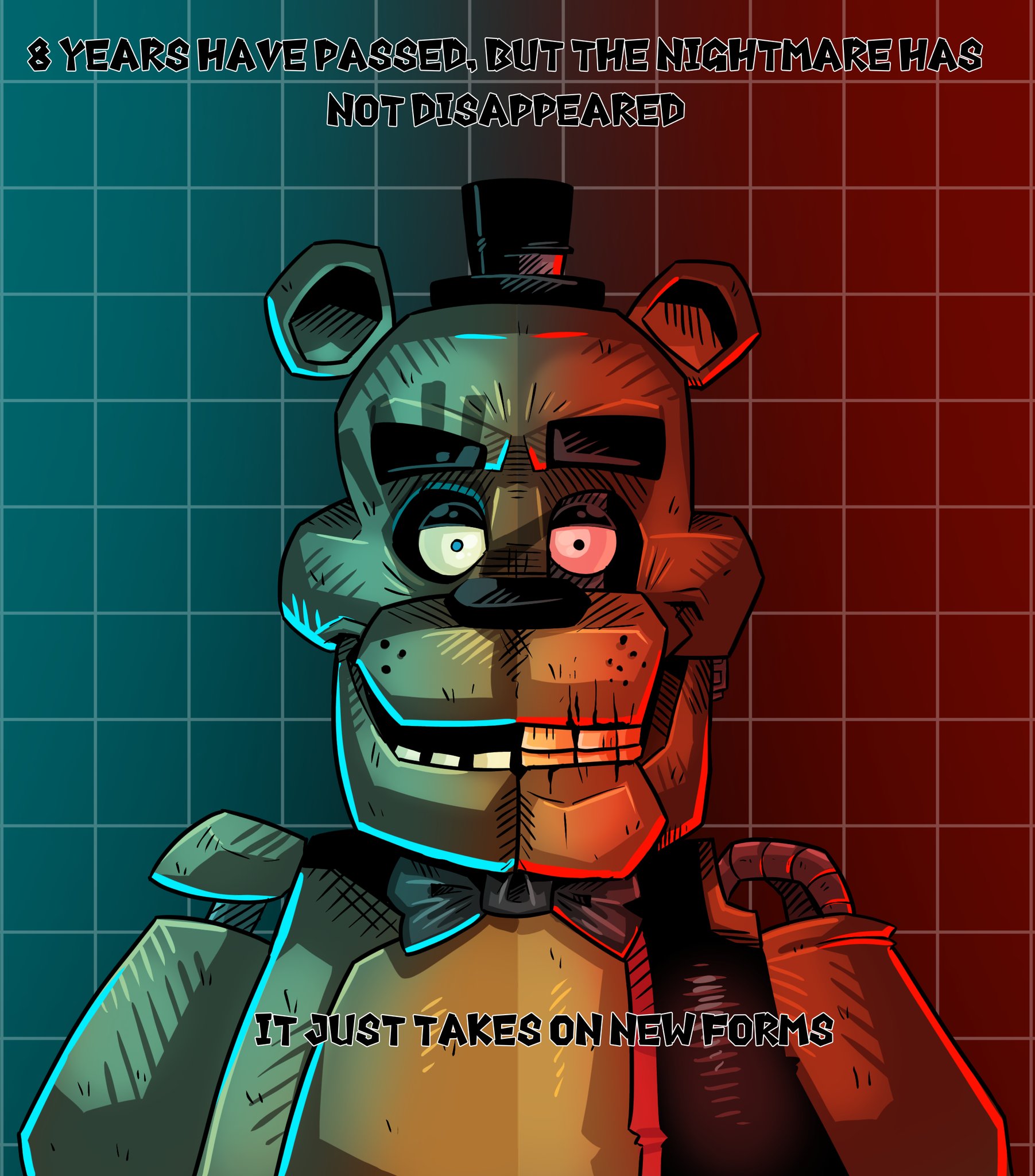 My Style Fanart Withered Freddy