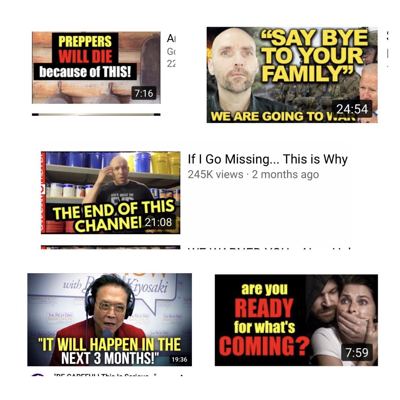 YouTube Prepper Starter Pack r starterpacks Starter Packs Know 