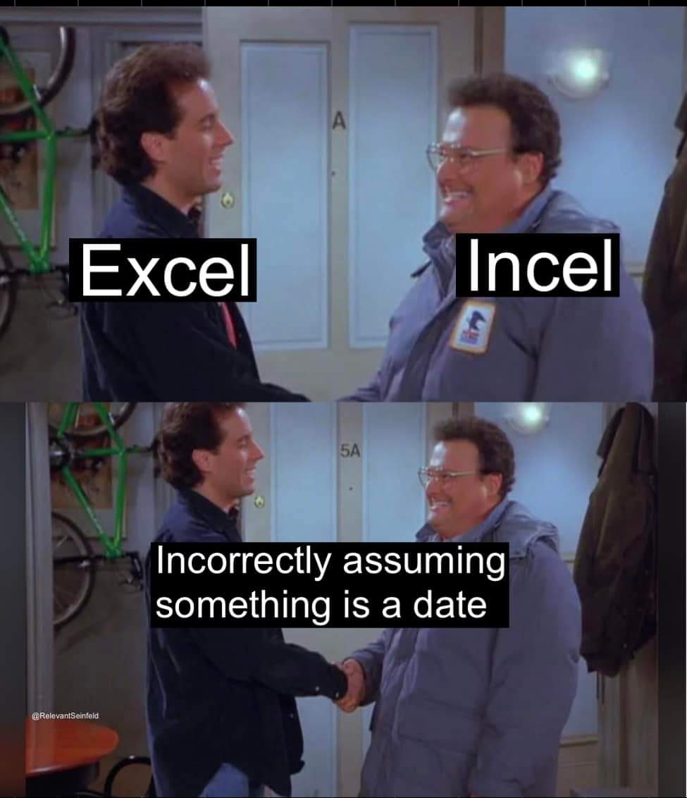 incel excel meme