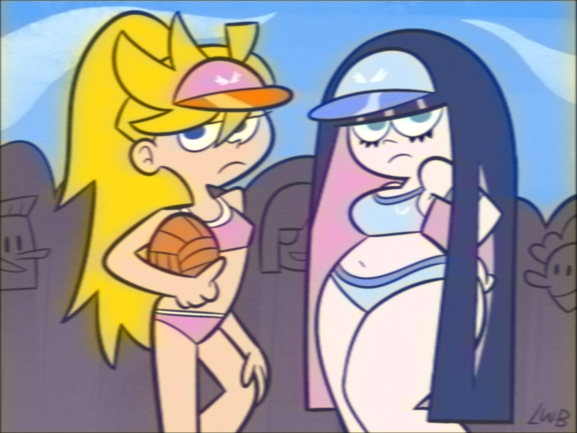 panty and stocking are gonna play ball