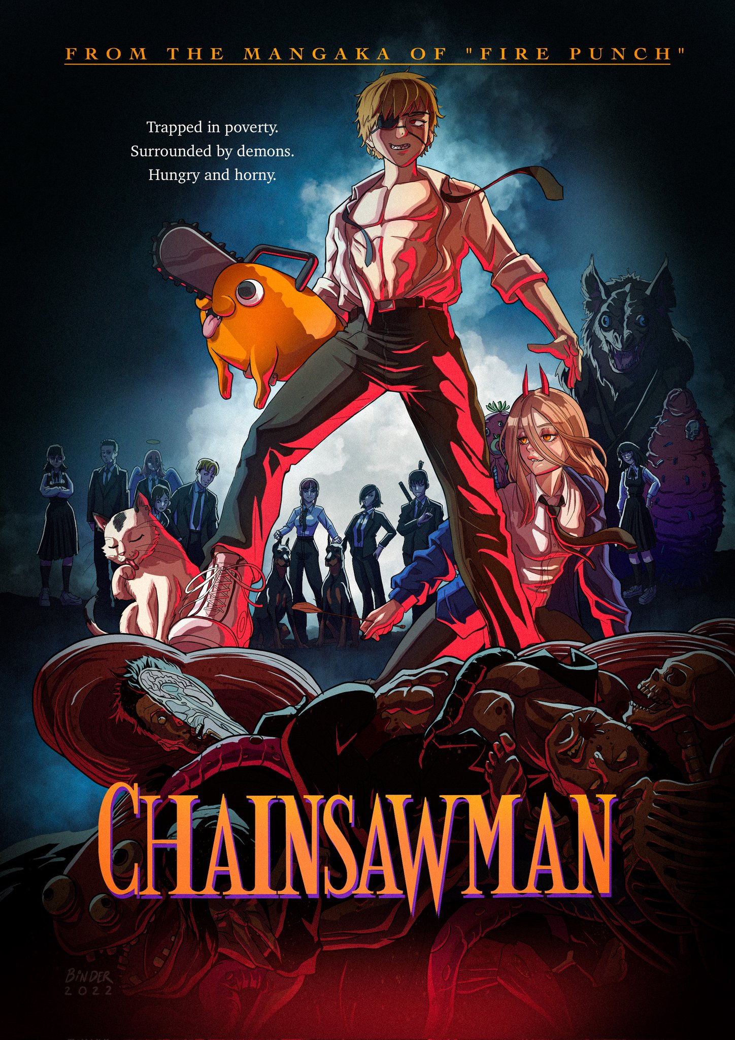 arny-of-darkness-x-chainsaw-man-chainsaw-man-know-your-meme