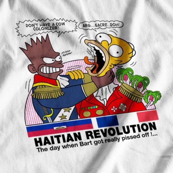 DON'T HAVE A COW COLONIZER! www ARG...SACRE..DOH! HAITIAN REVOLUTION The day when Bart got really p----- off !...