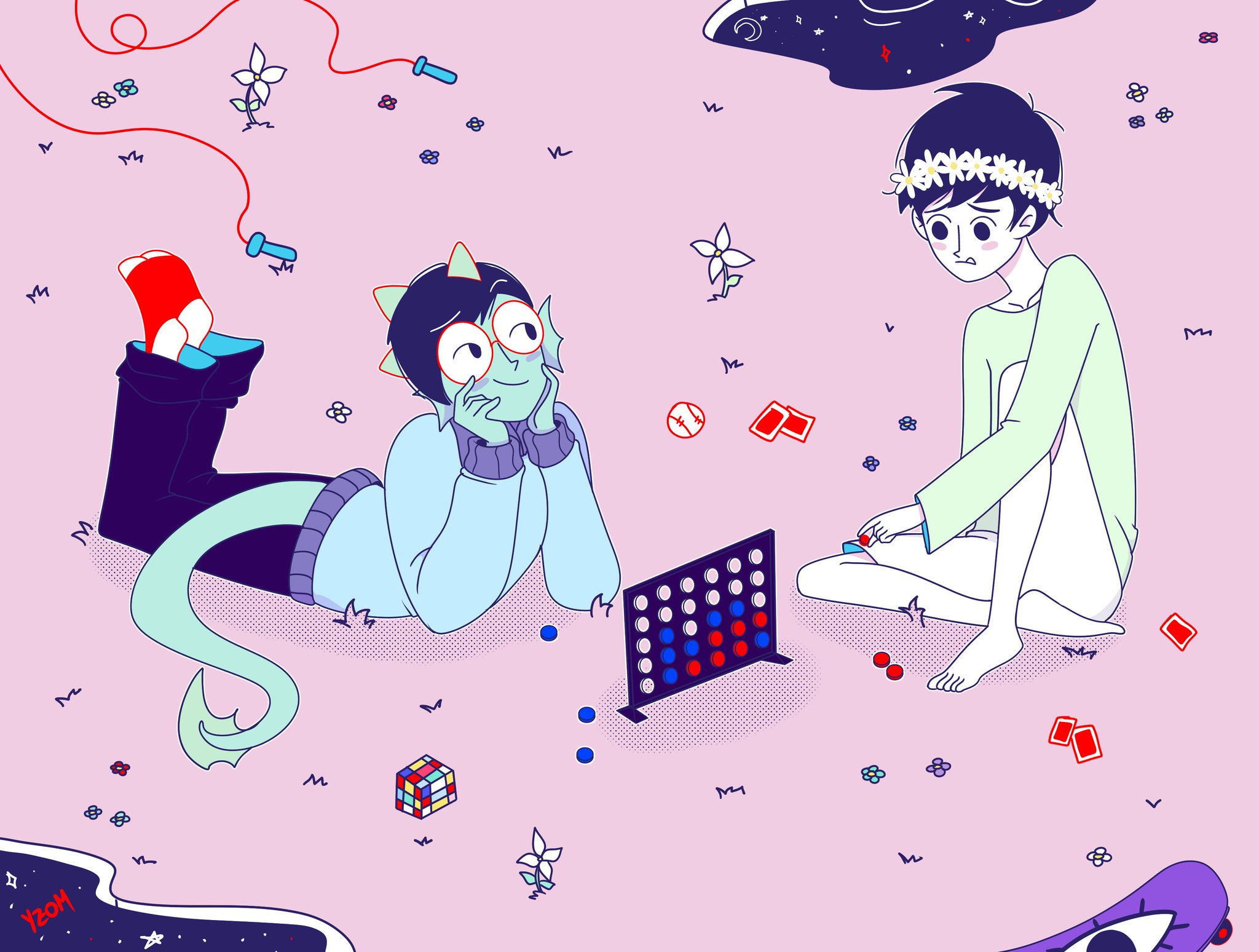 Flower Beta Basil And Berly Dream Kim Chilling In Omoriboy s Style 