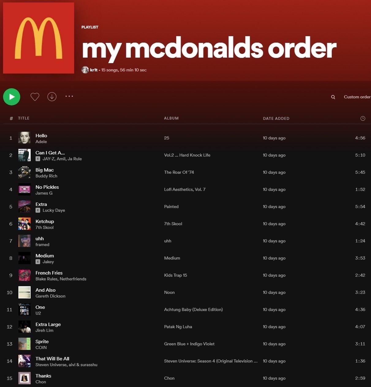 My Mcdonalds Order r memes Know Your Meme