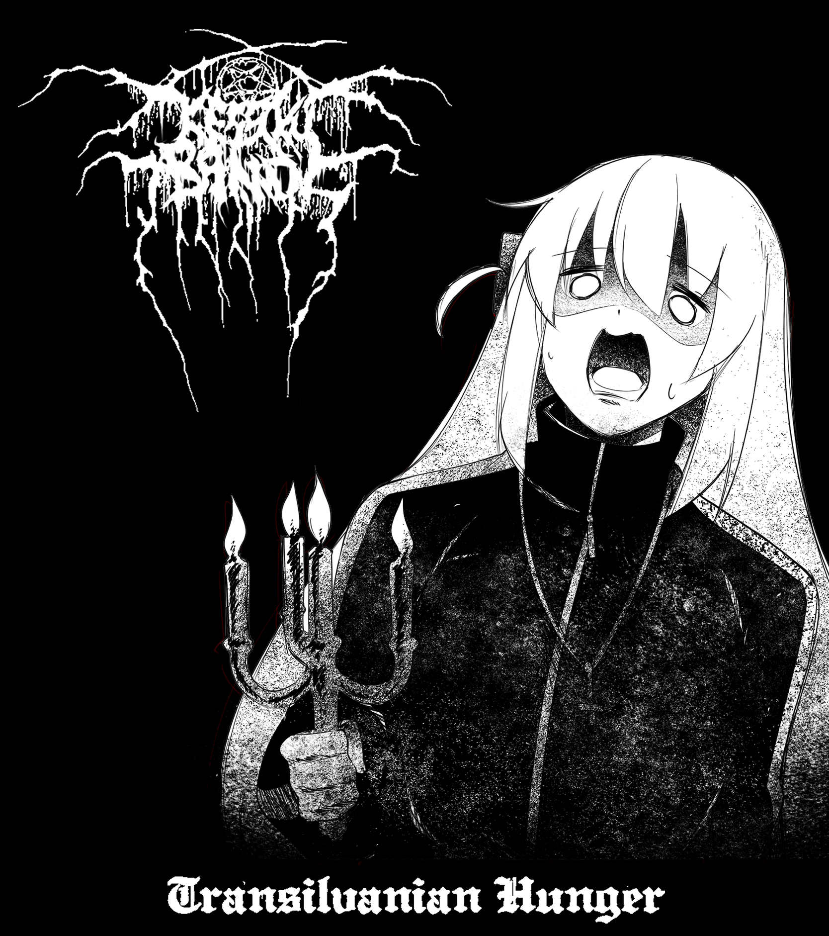 thumbnail interactive-video image 1 of Darkthrone 'Transilvanian Hunger' Back Patch – Embroidered Norwegian Black Metal 1 of 3