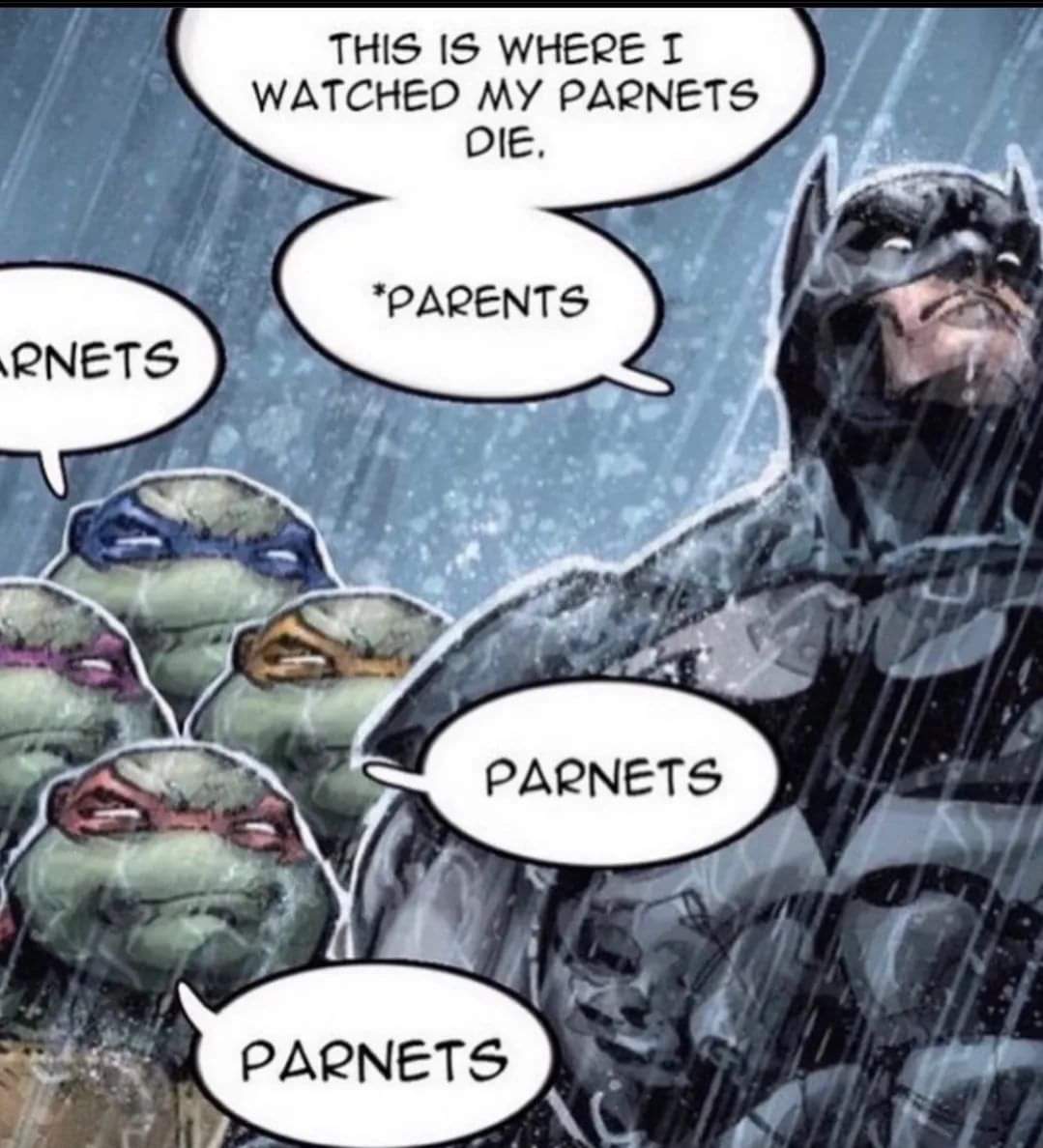 Why Batman showed Raphael from Ninja Turtles where his parents died -  Polygon