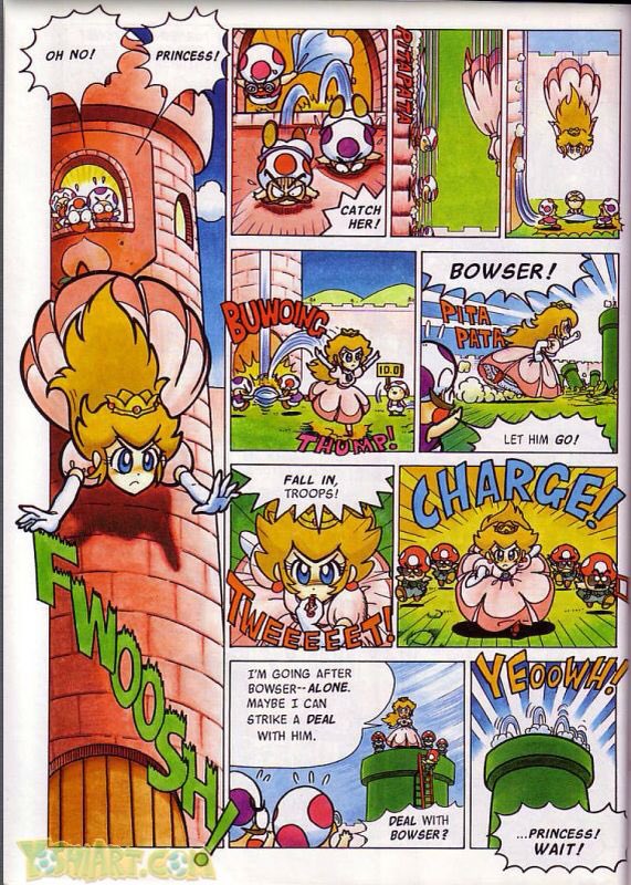 mario as a girl comics