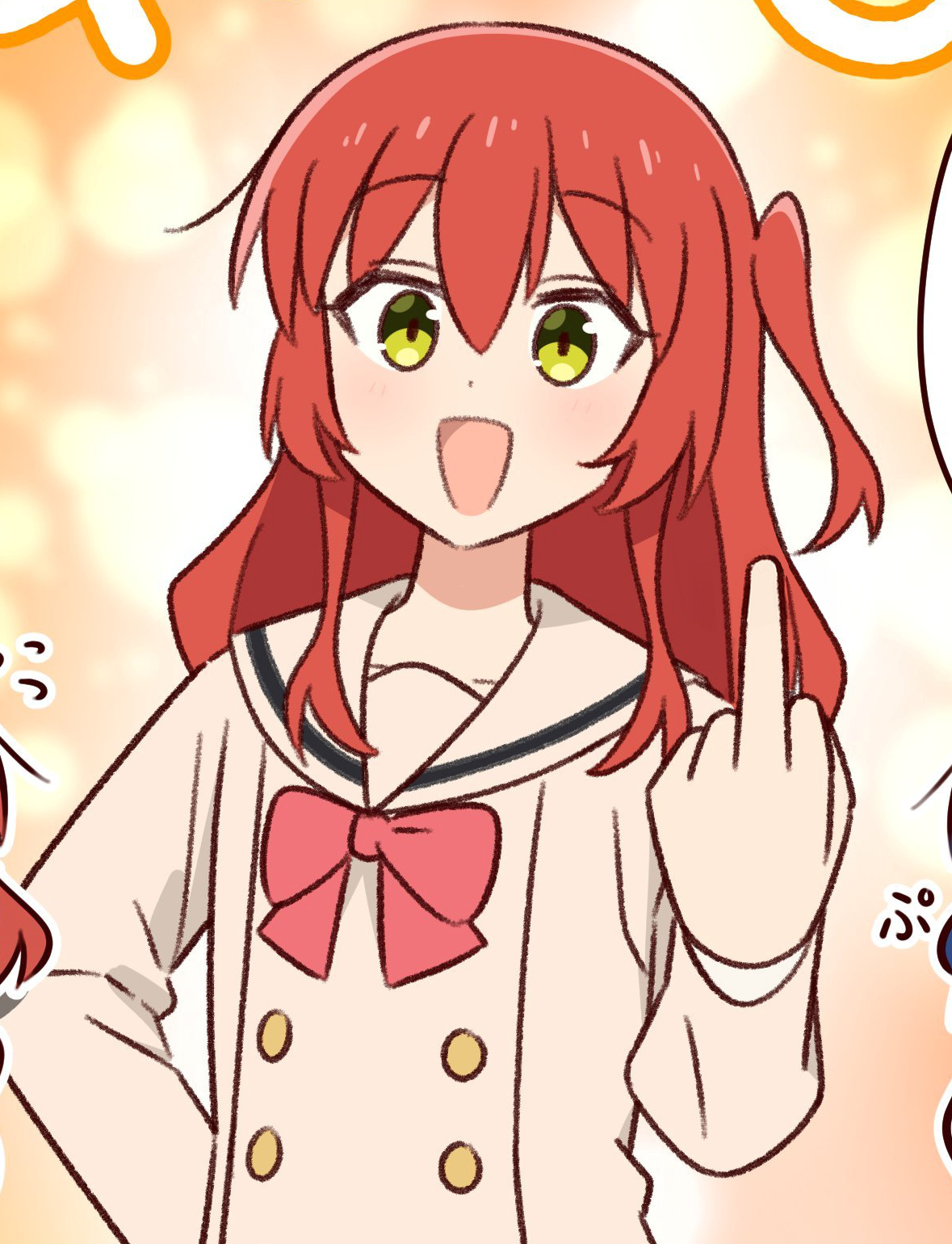 Another One Ikuyo Kita s Middle Finger Omnidirectional Middle 