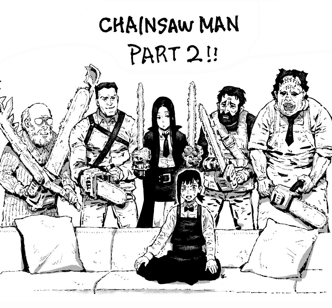 power, denji, butt-head, and beavis (chainsaw man and 1 more) drawn by  huyandere