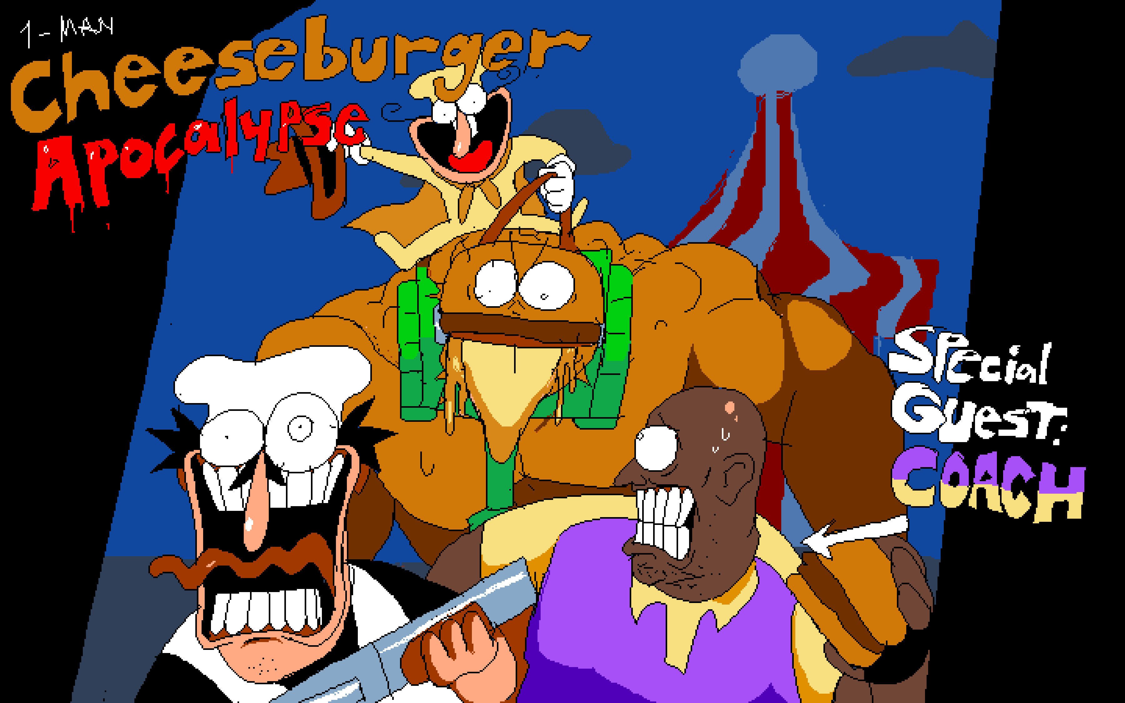 Cheeseburger Apocalyp 36 1- MAN W Special Guest: COACH