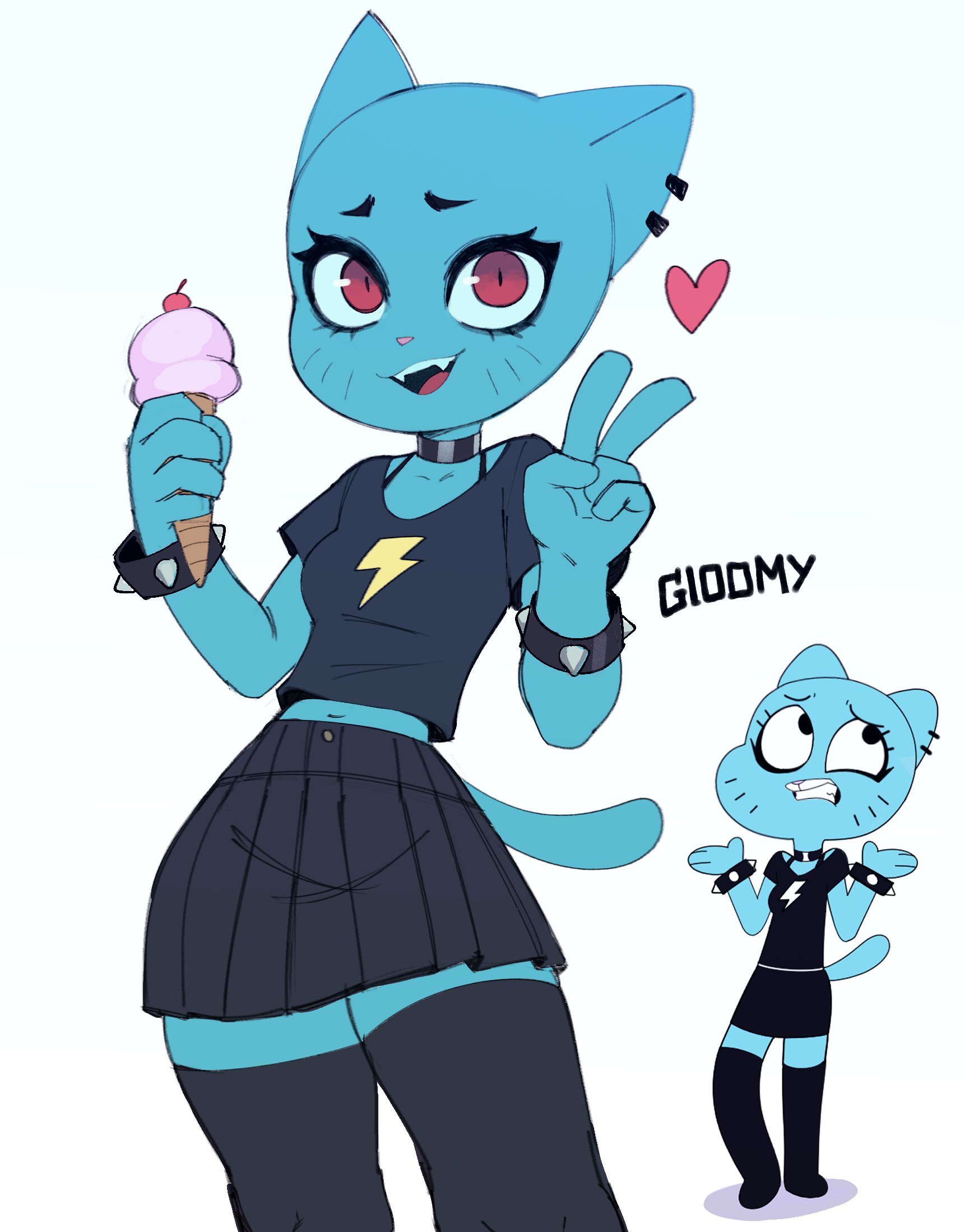 The Amazing World Of Gumball Anime Nicole