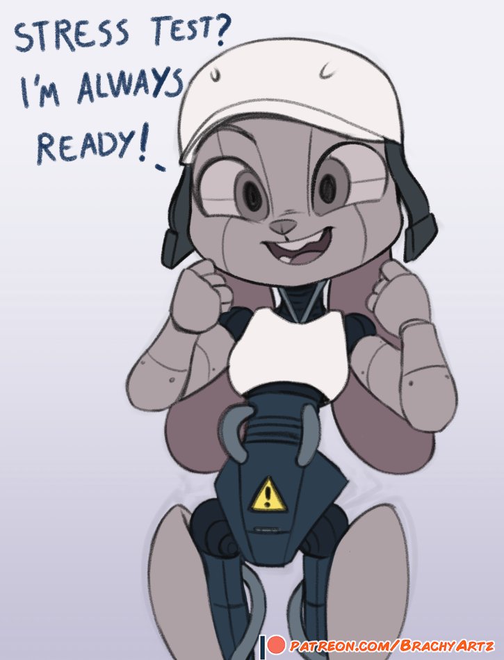 STRESS TEST? I'M ALWAYS READY! PATREON.COM/BRACHYARTZ