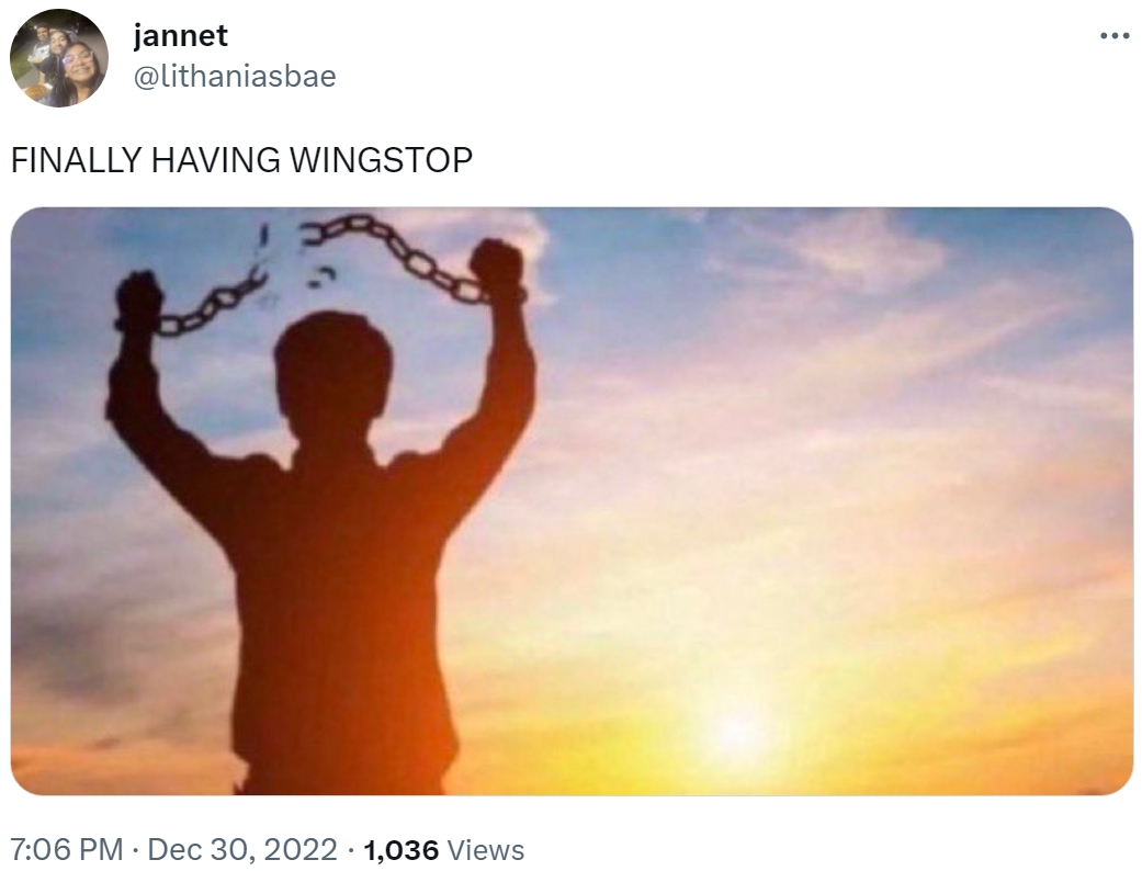 FINALLY HAVING WINGSTOP Man Breaking Chains Know Your Meme
