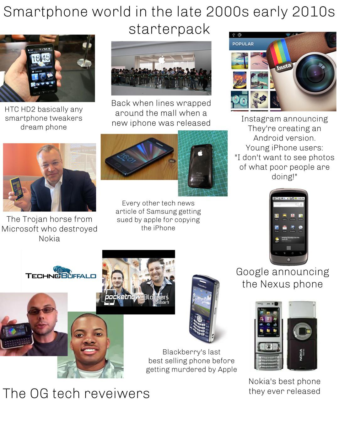 Smartphone World In The Late 2000s Early 2010s Starterpack r Smartphone World In The Late 2000s Early 2010s Starterpack r