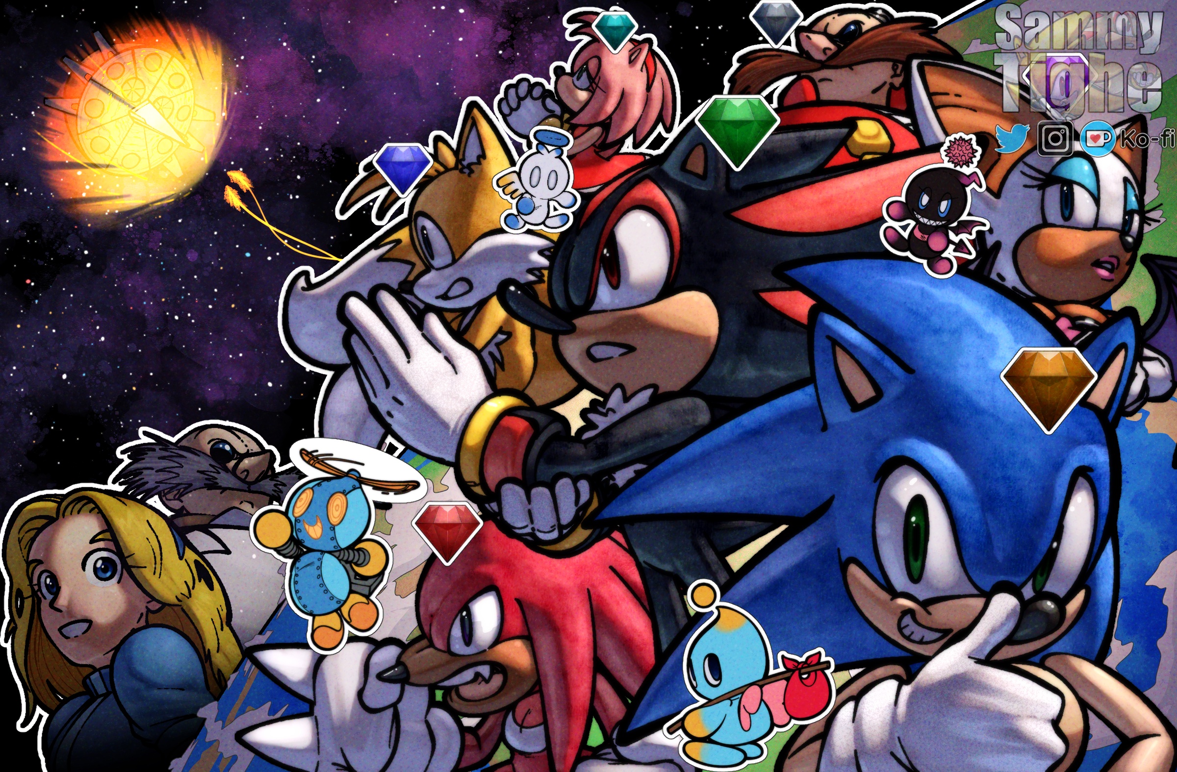 ３５８꧂ on Instagram: “Sonic Adventure 2 ☆彡”