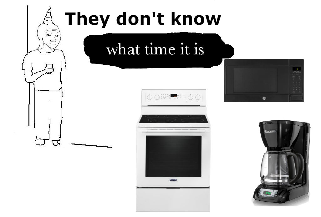 They don't know what time it is BEANTING