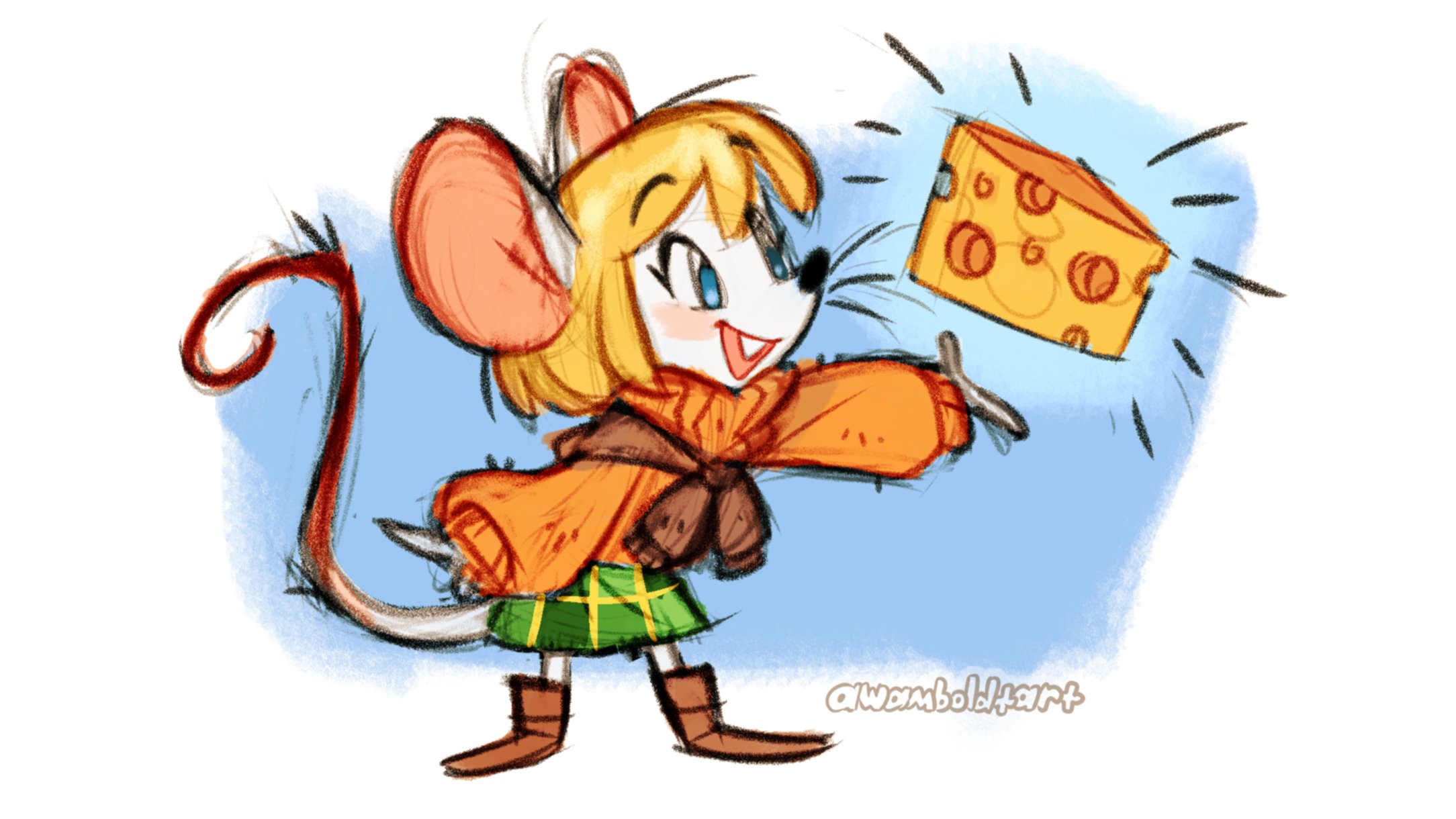 i love @Agrimmora's tiny ashley :), Ashley Graham as A Mouse (Moushly /  Moushley)