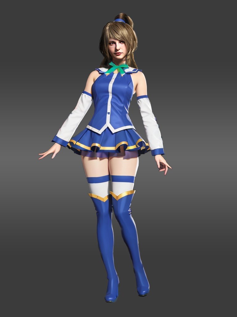 RE4 Remake Super Sized Ashley Mod