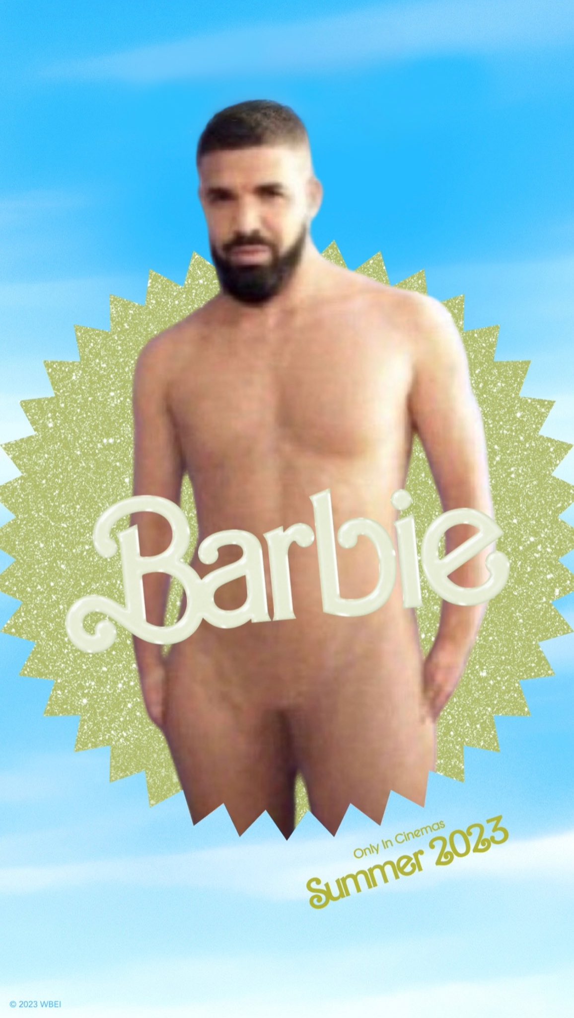 Barbie Movie Poster Meme Naked Drake Barbie Movie Poster Memes