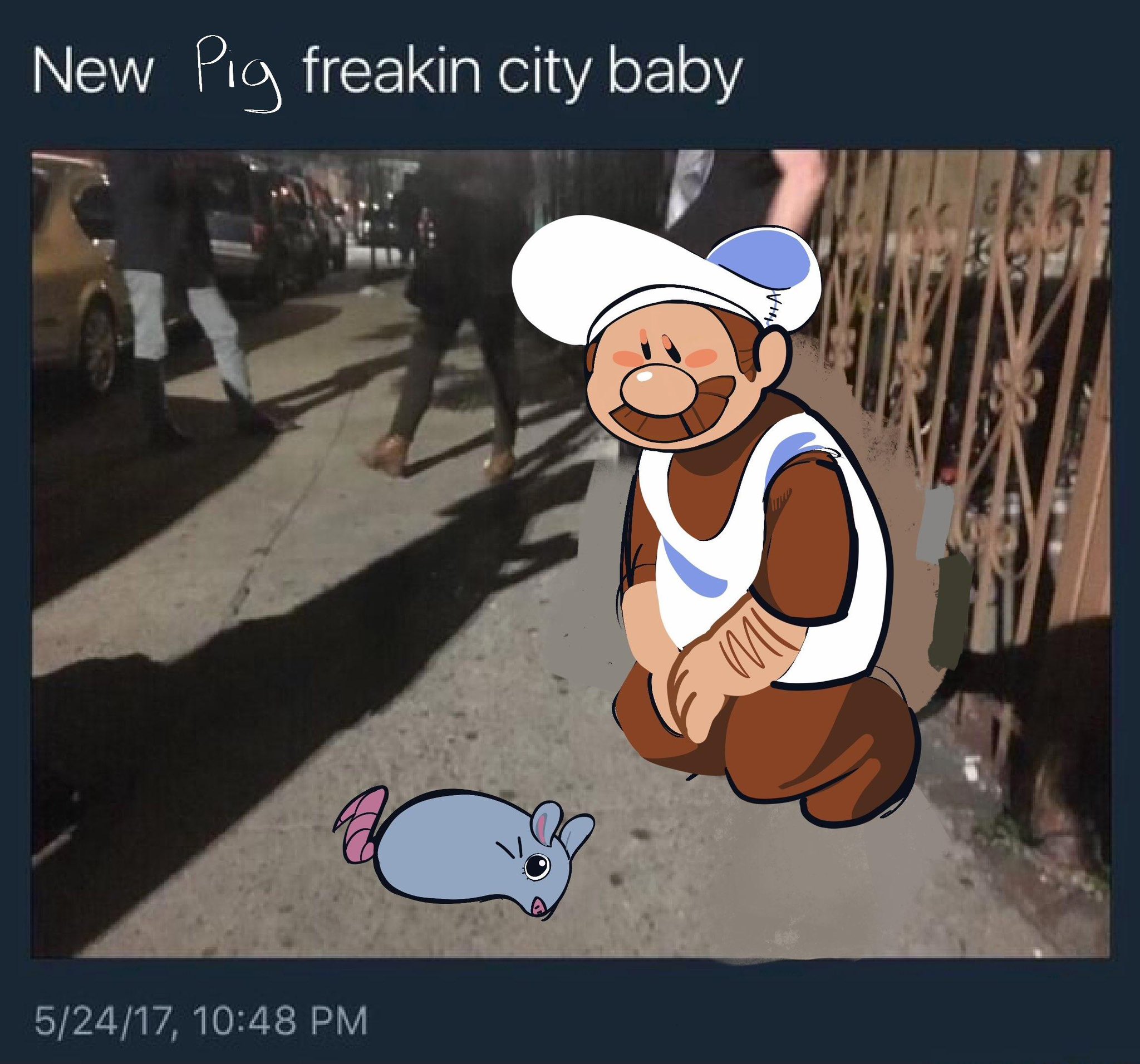 New Pig freakin city baby 5/24/17, 10:48 PM WHI MI