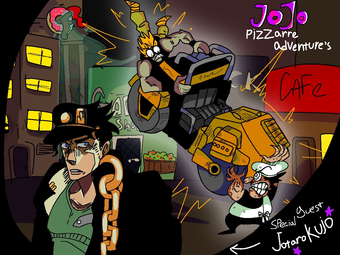 ▬▬ $ n Sha K AFTER oooo Jojo Pizzarre adventure's Late Special guest Jotaro kujo