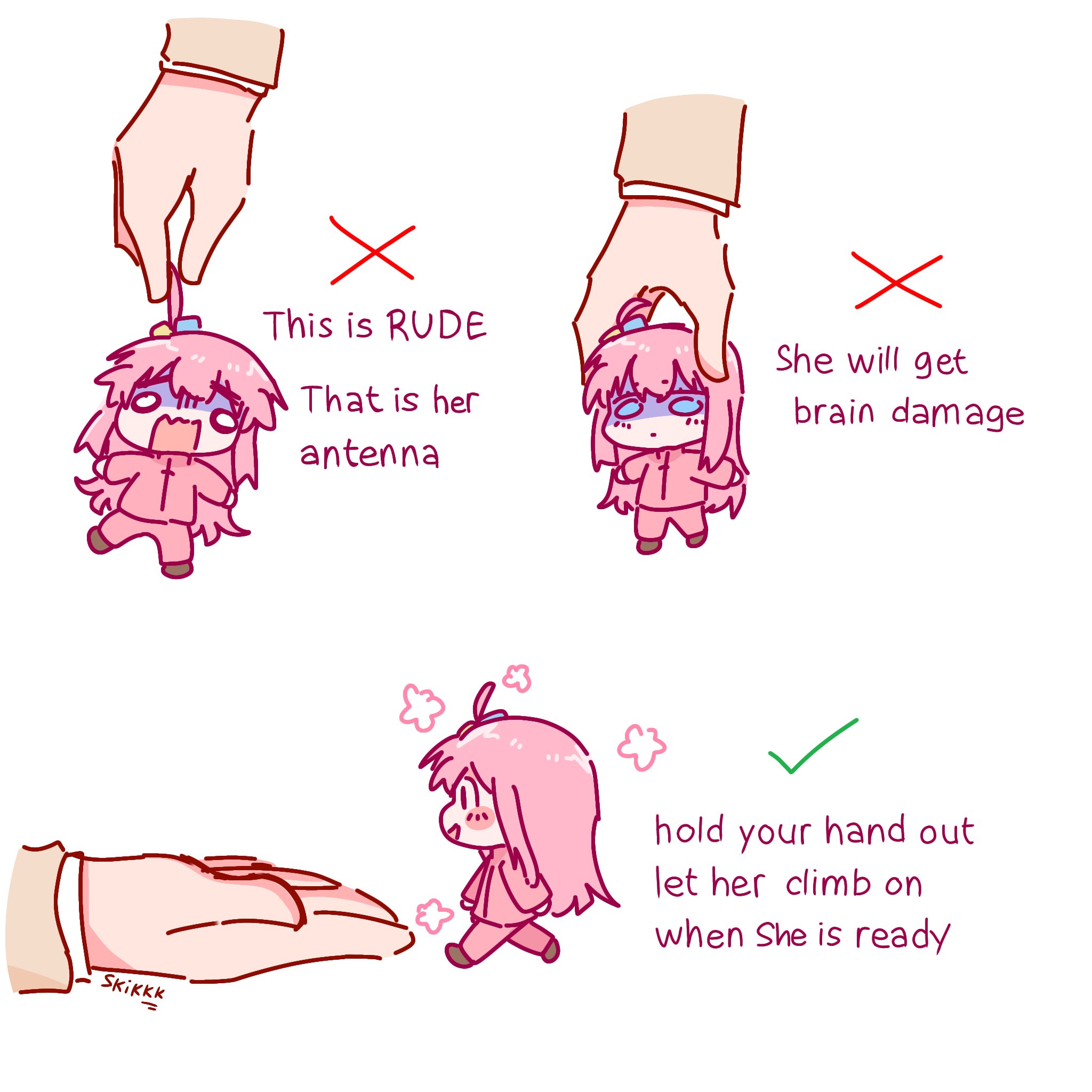 Hold it Gently by SkikkkSkuyyy | How to Pick Up X  How to Handle X 