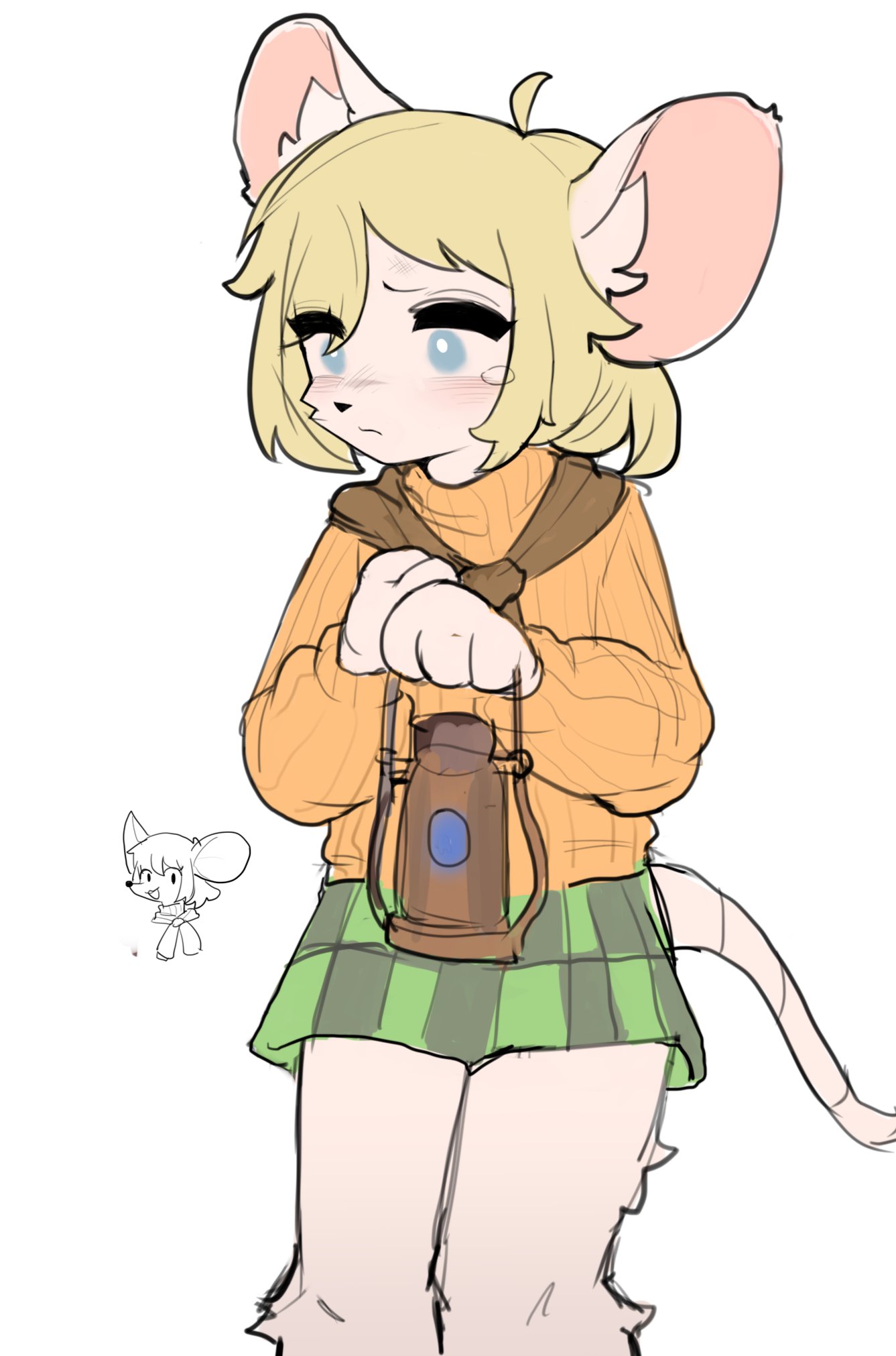 tiny Ashley, Ashley Graham as A Mouse (Moushly / Moushley)