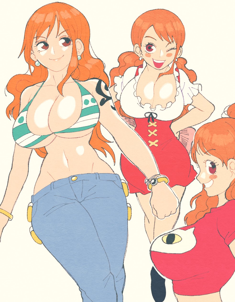 Maybe Nami's boobs got way bigger because of new animation lmao :  r/MemePiece