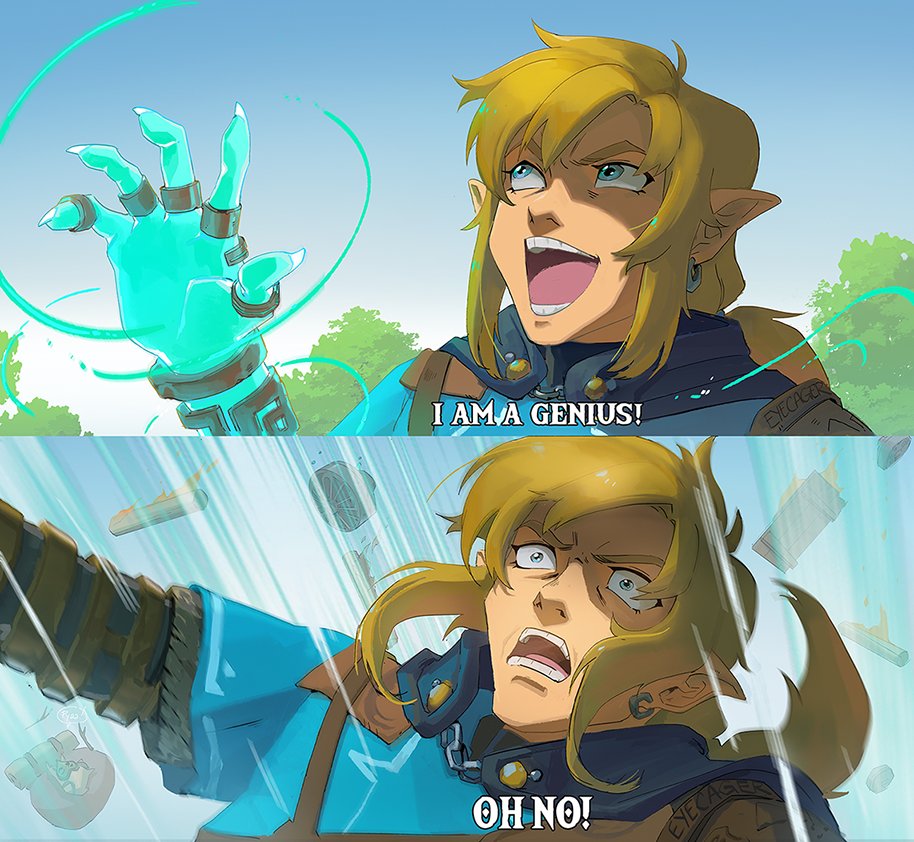 Oh No The Legend Of Zelda Tears Of The Kingdom Know Your Meme 