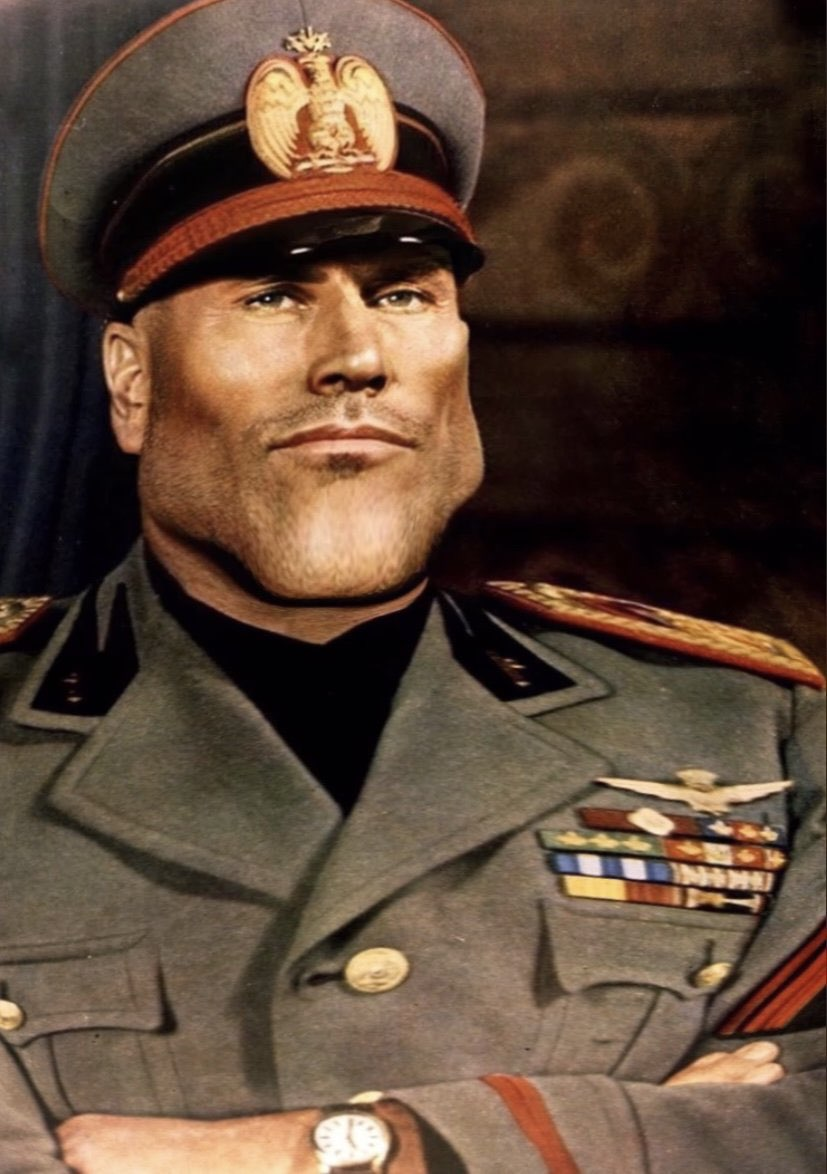 Chad Mussolini Benito Mussolini Know Your Meme