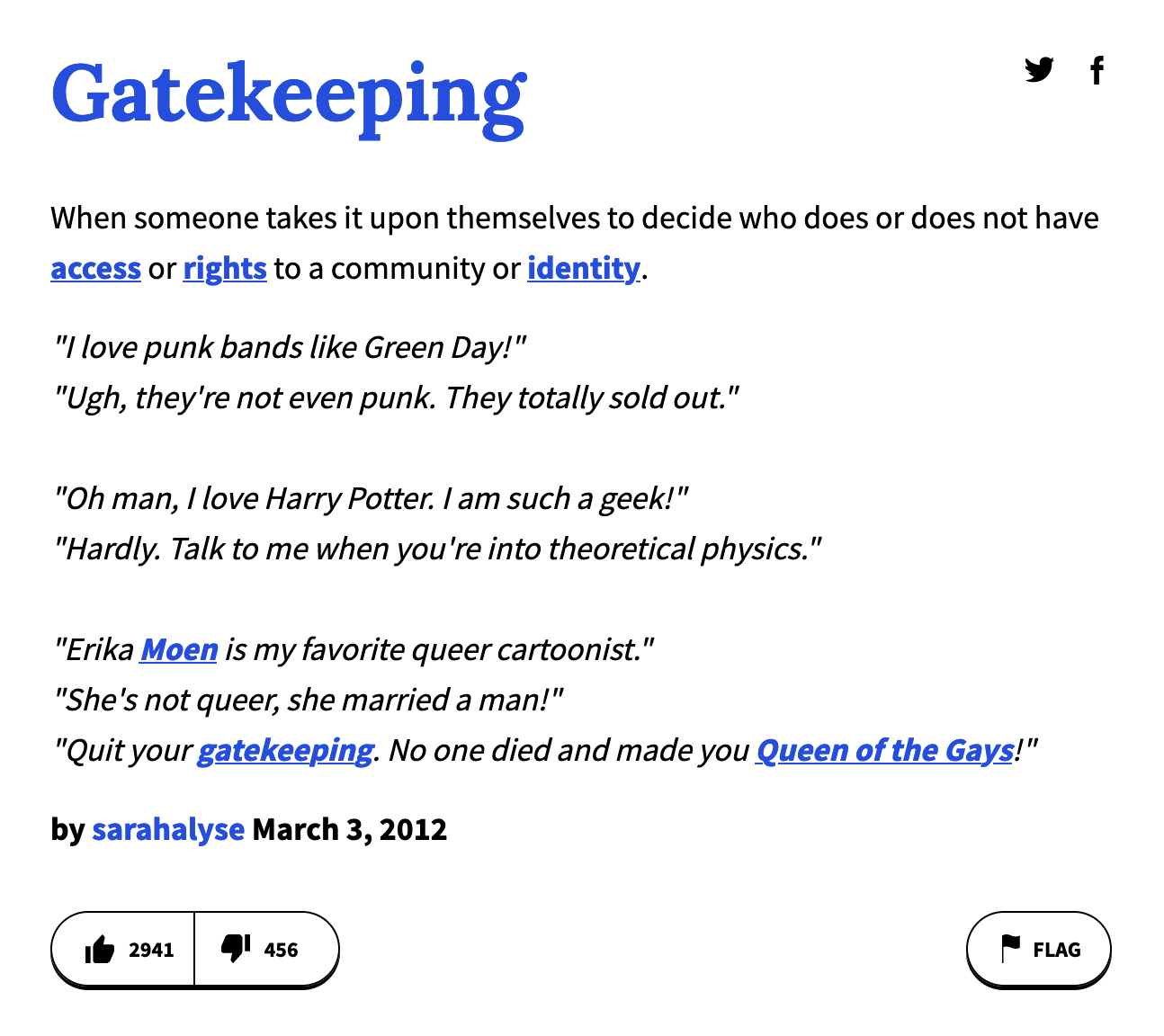Gatekeeping Definition Gatekeeping Gatekeep Know Your Meme