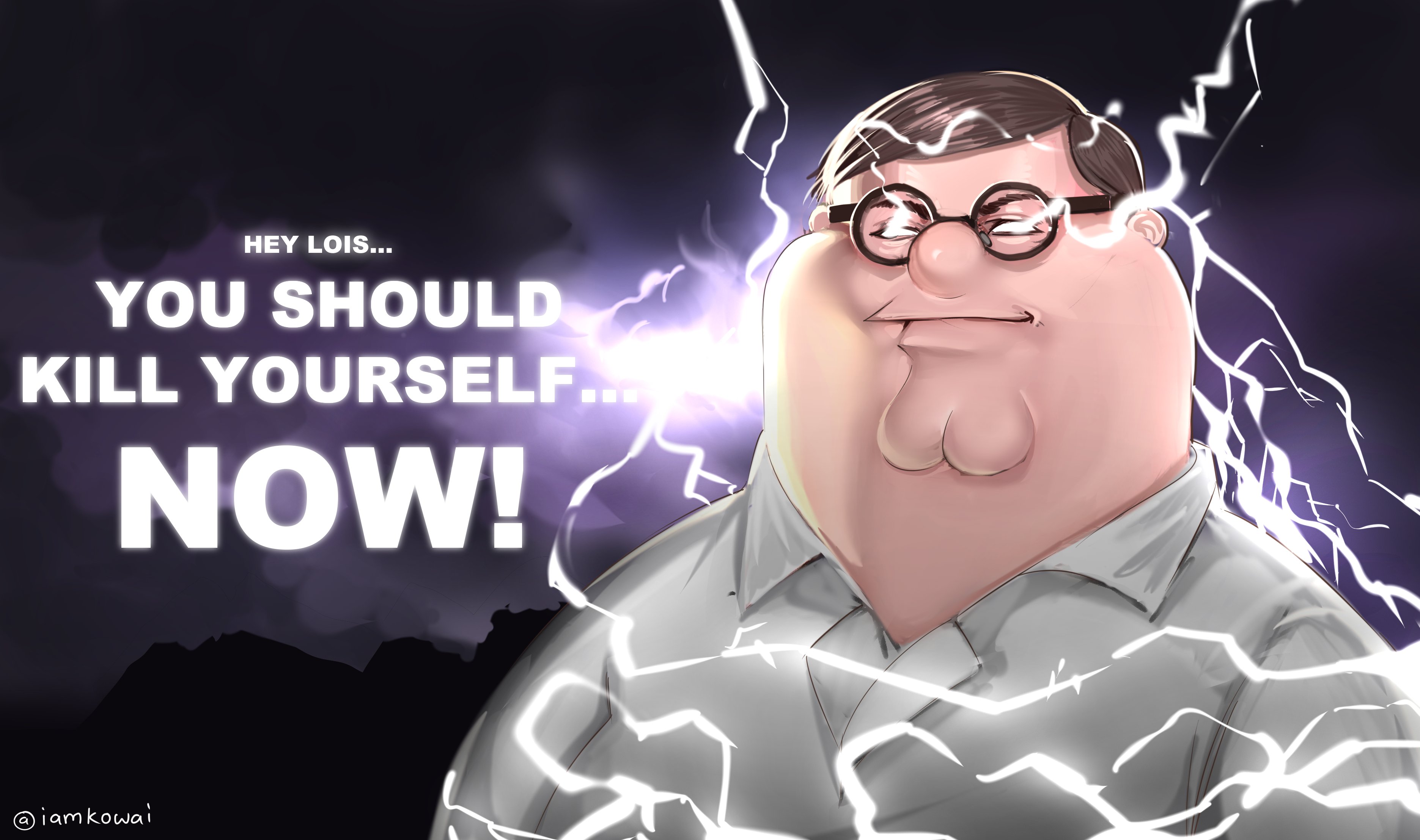 peter griffin channels his inner gamer | You Should Kill Yourself... Now! |  Know Your Meme