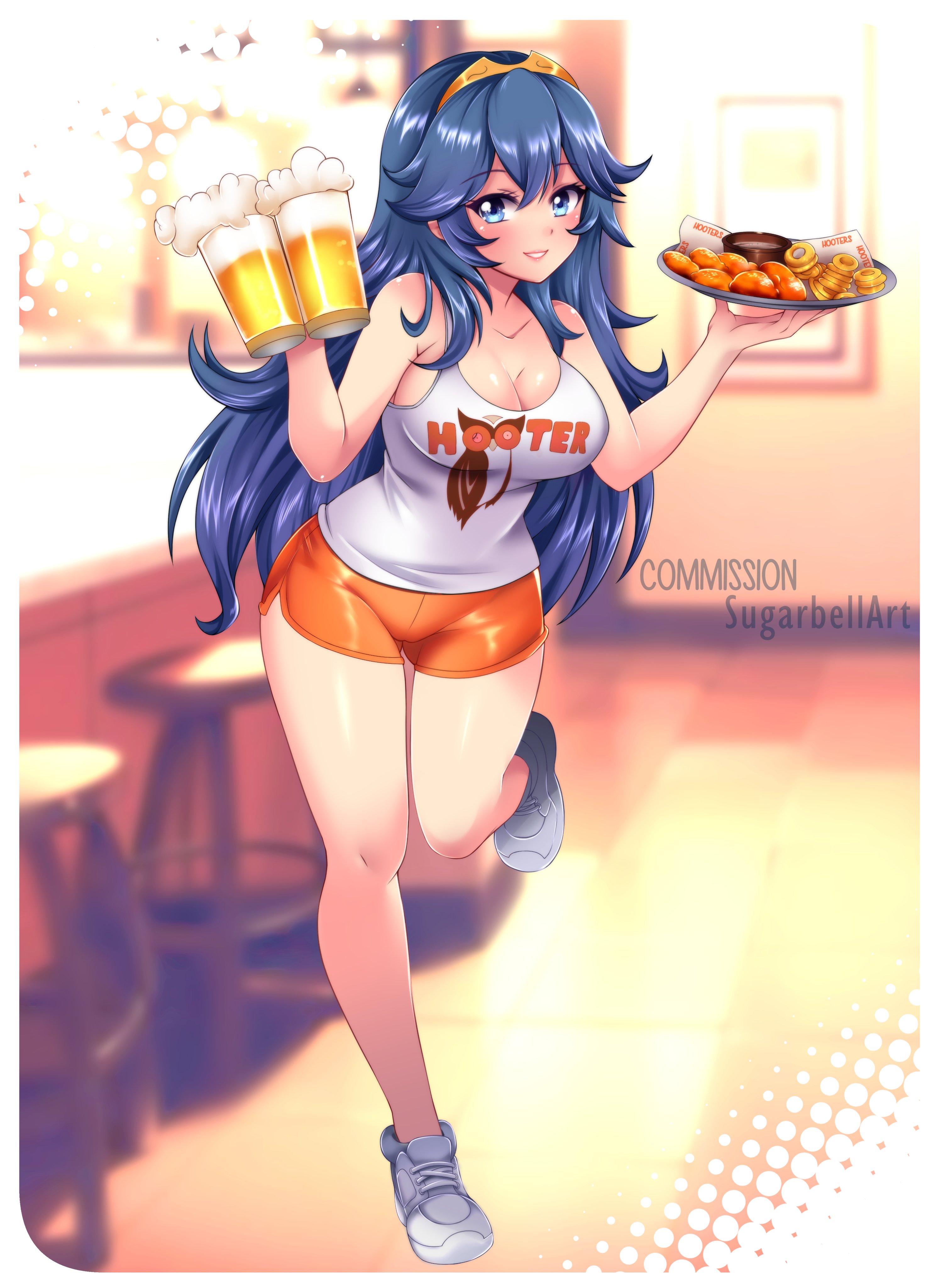 HOOTER HOOTERS COMMISSION HOOTERS HOOTED SugarbellArt