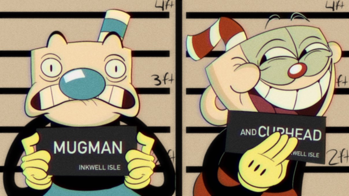 MUGMAN INKWELL ISLE 3ft AND CUPHEAD WELL ISLE 4ft ft 12ft