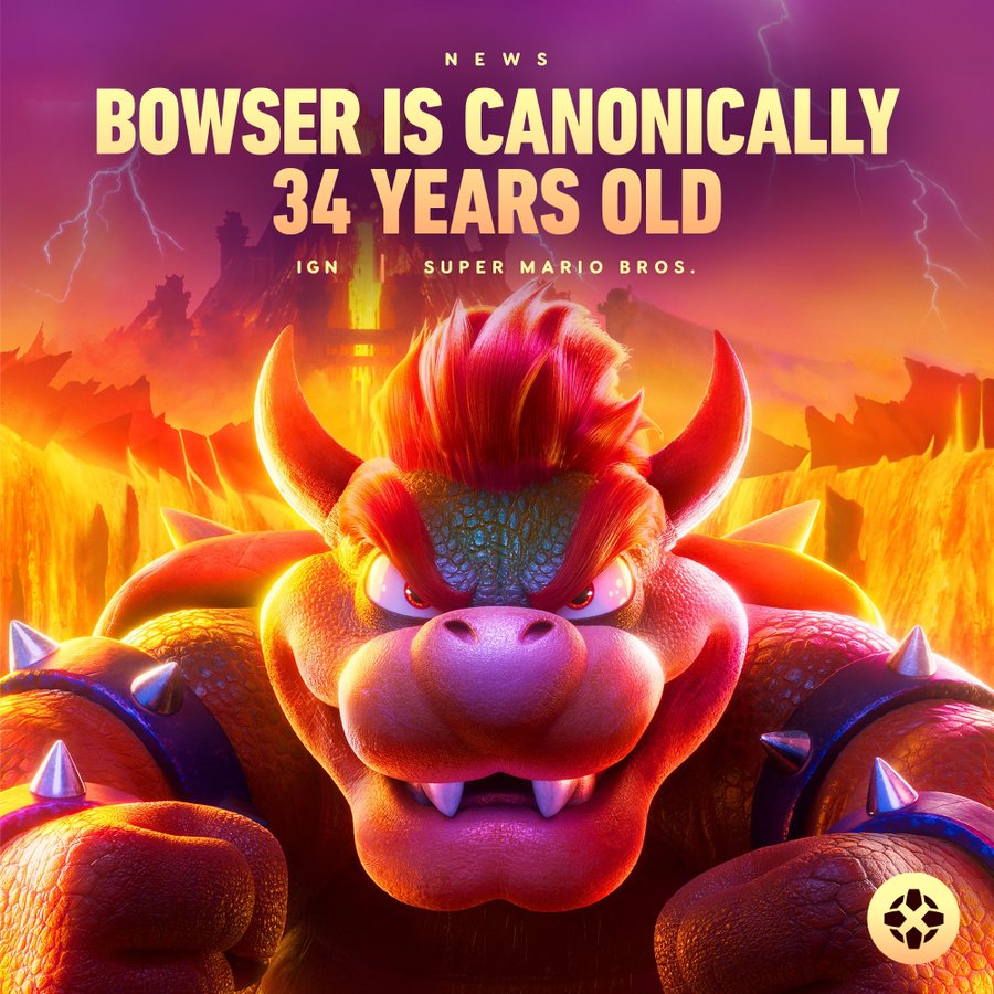 NEWS BOWSER IS CANONICALLY 34 YEARS OLD SUPER MARIO BROS. IGN