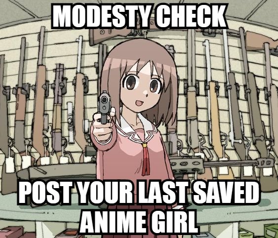 MODESTY CHECK POST YOUR LAST SAVED ANIME GIRL