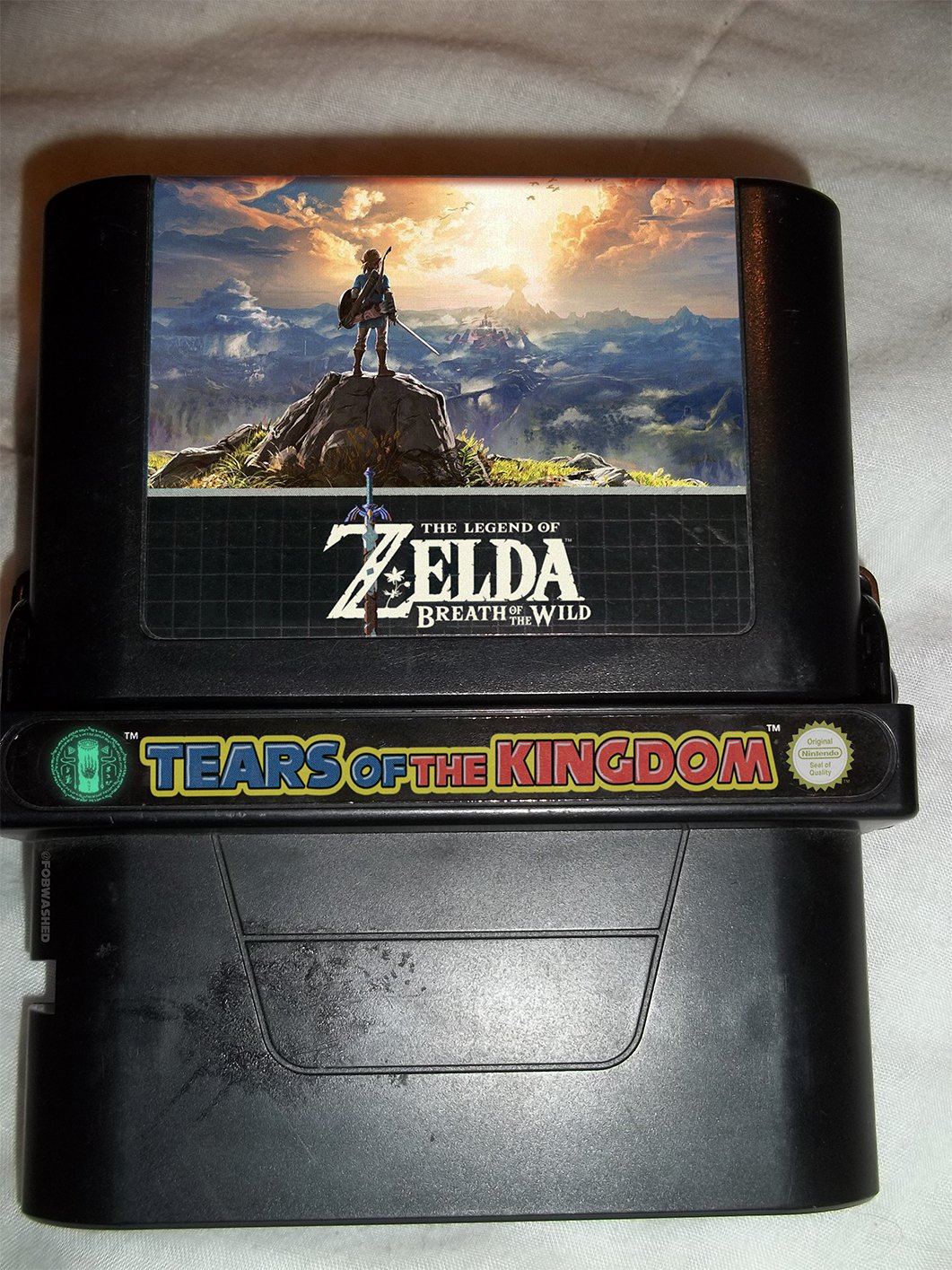 @FOBWASHED TM THE LEGEND OF ZELDA BREATH WILD TM TEARS OF THE KINGDOM Original Nintendo) Seal of Quality