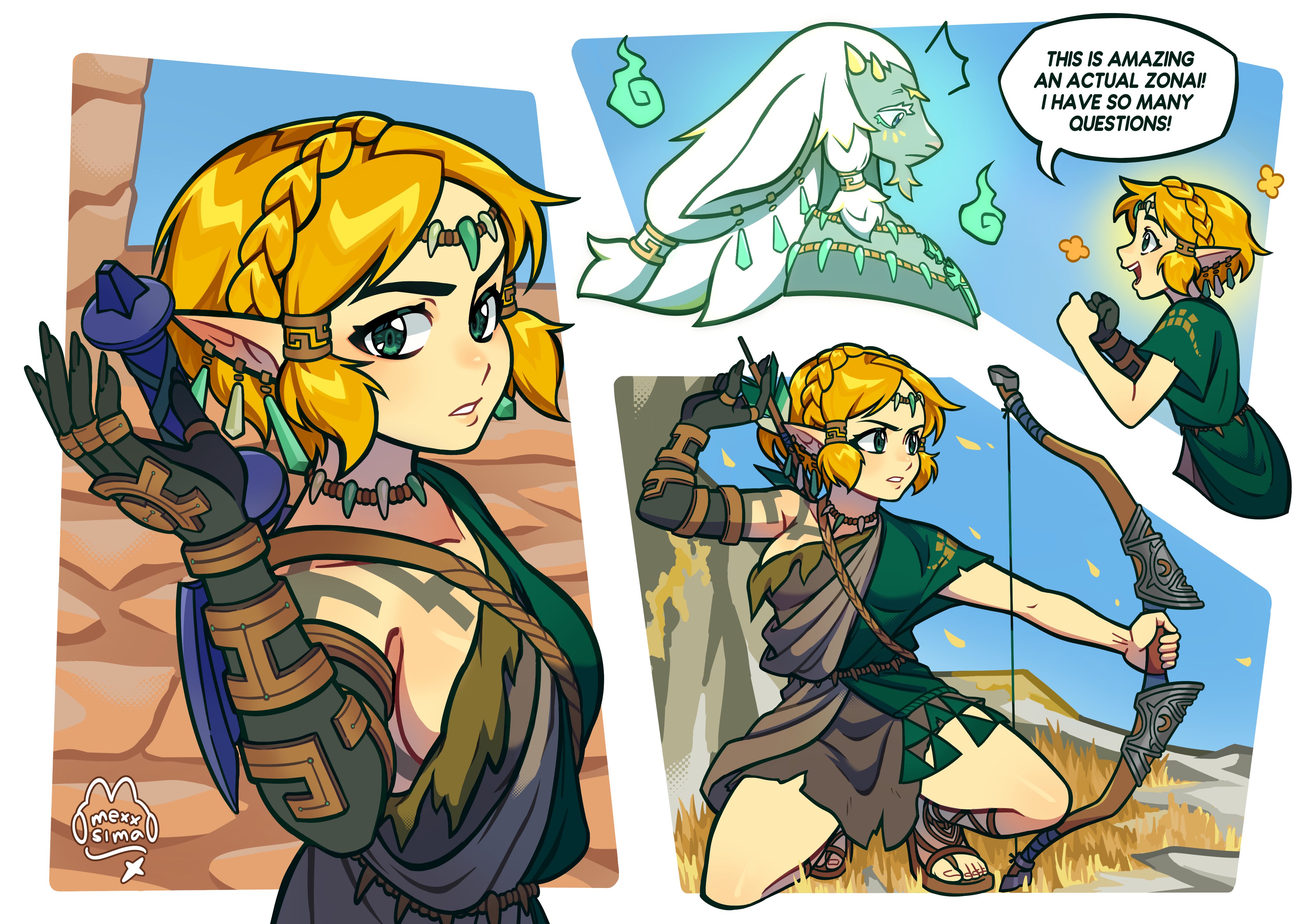 zelda as the main character  The Legend of Zelda: Tears of the