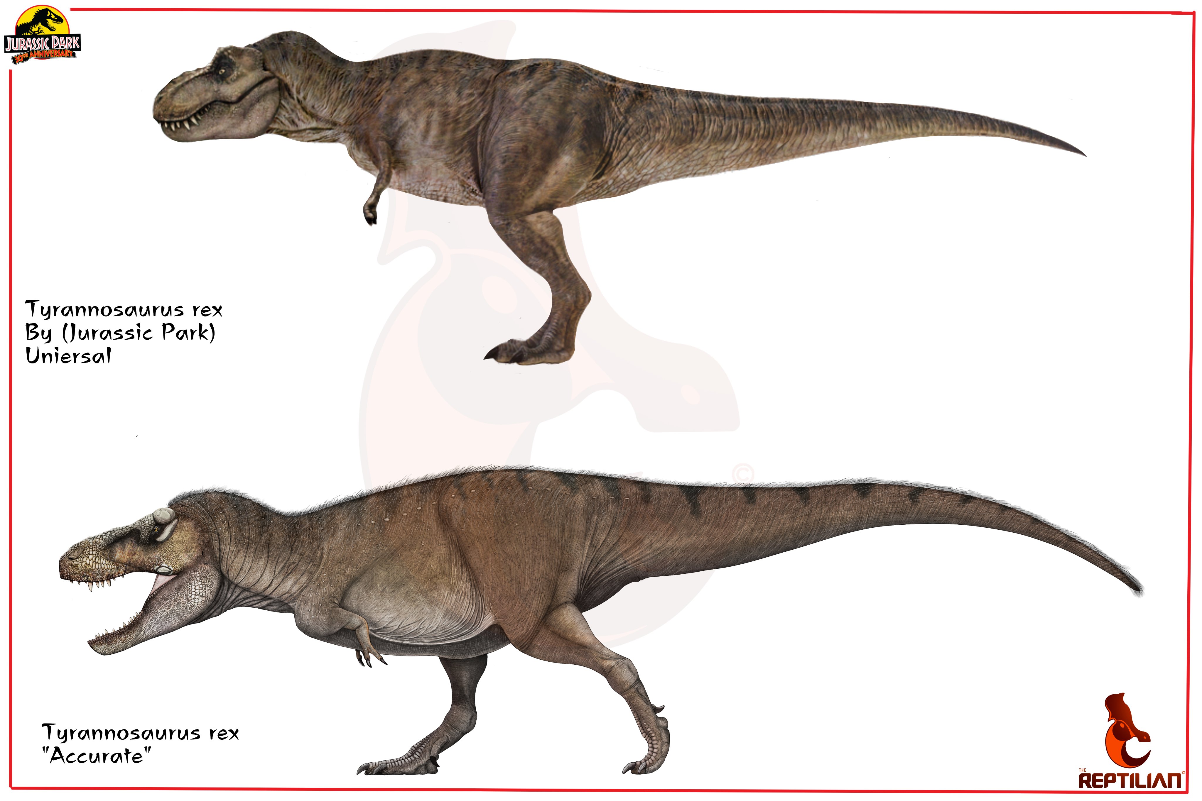 Jurassic Park Tyrannosaurus Rex Comparison Know Your Meme
