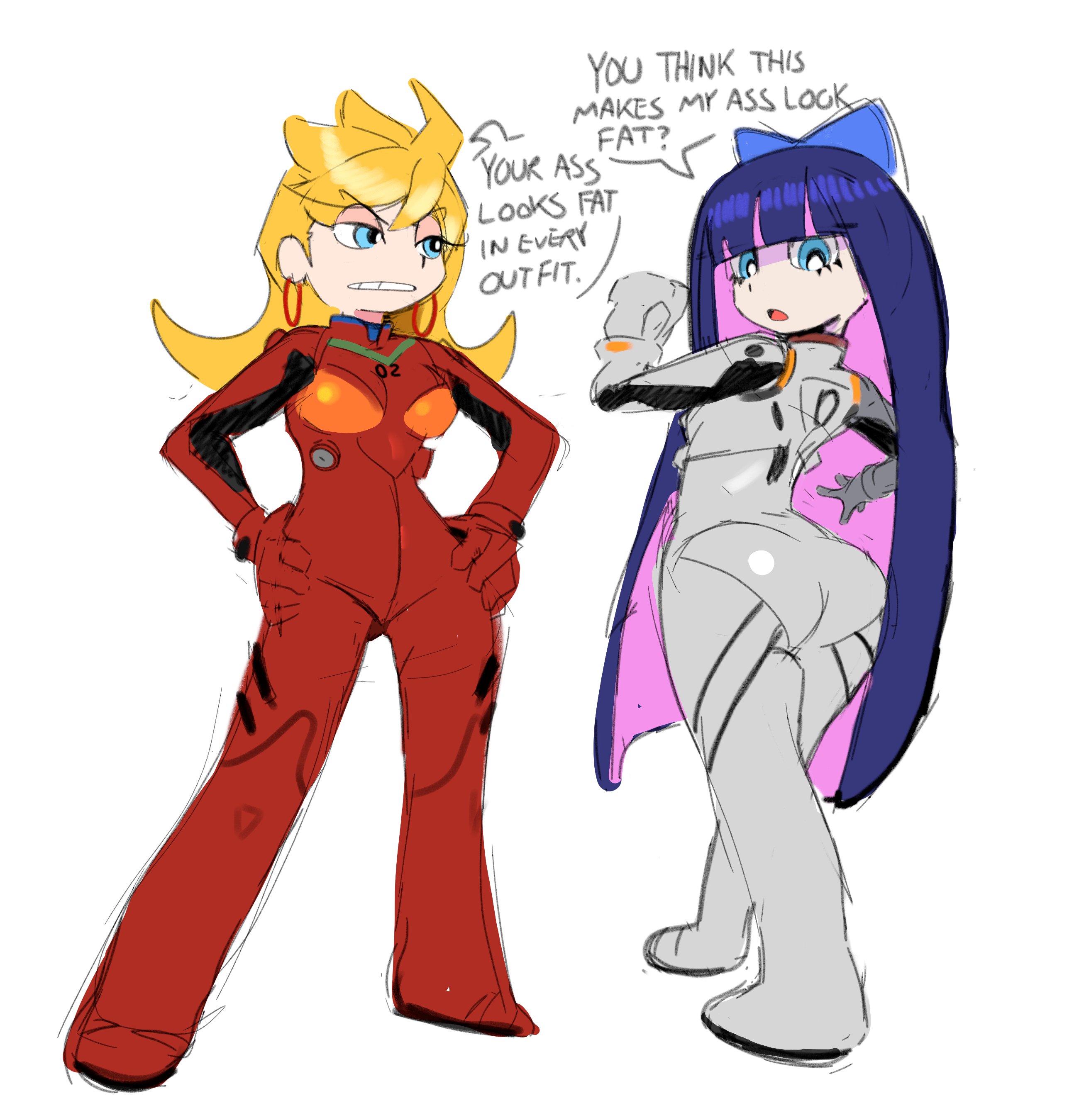 panty and stocking are gonna play ball