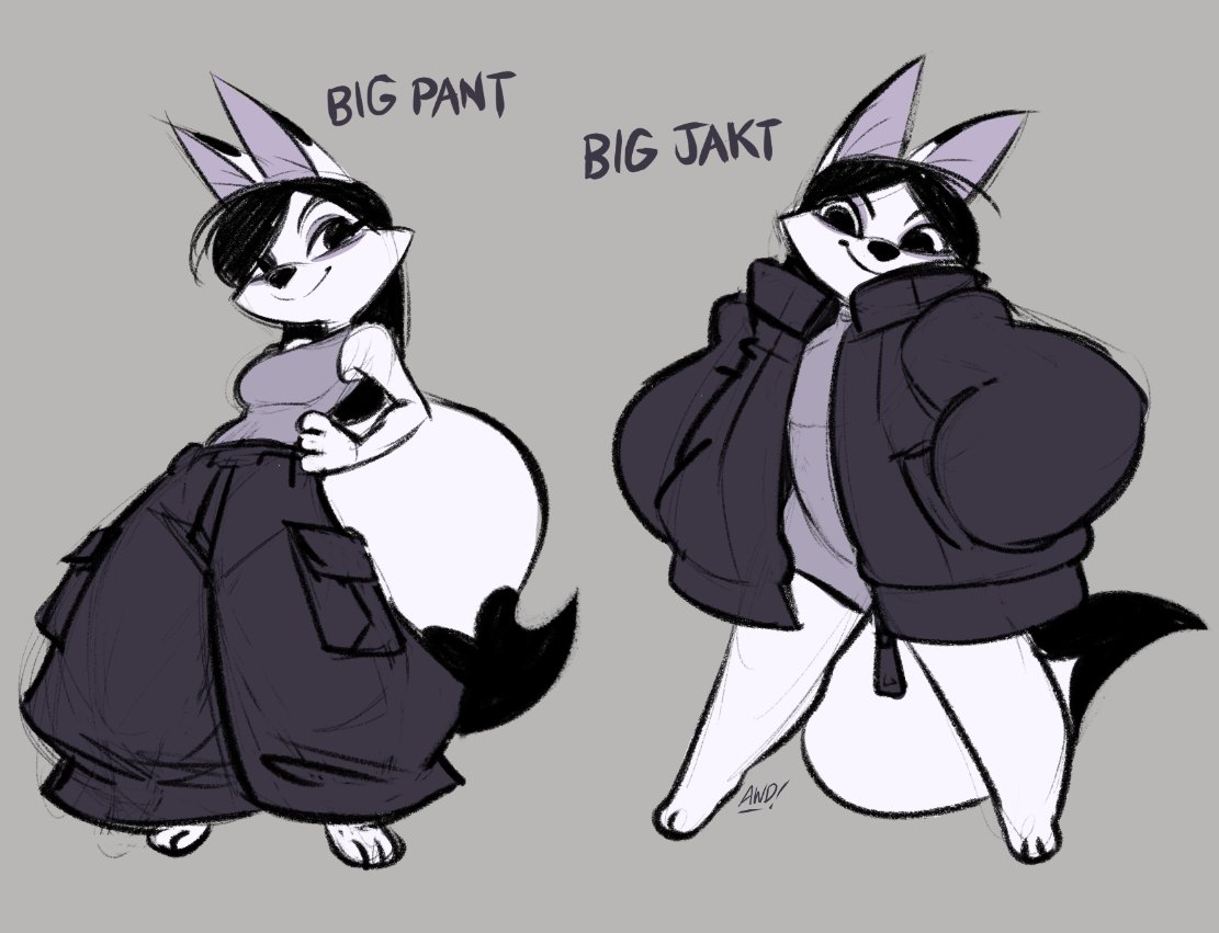 BIG PANT BIG JAKT AND!