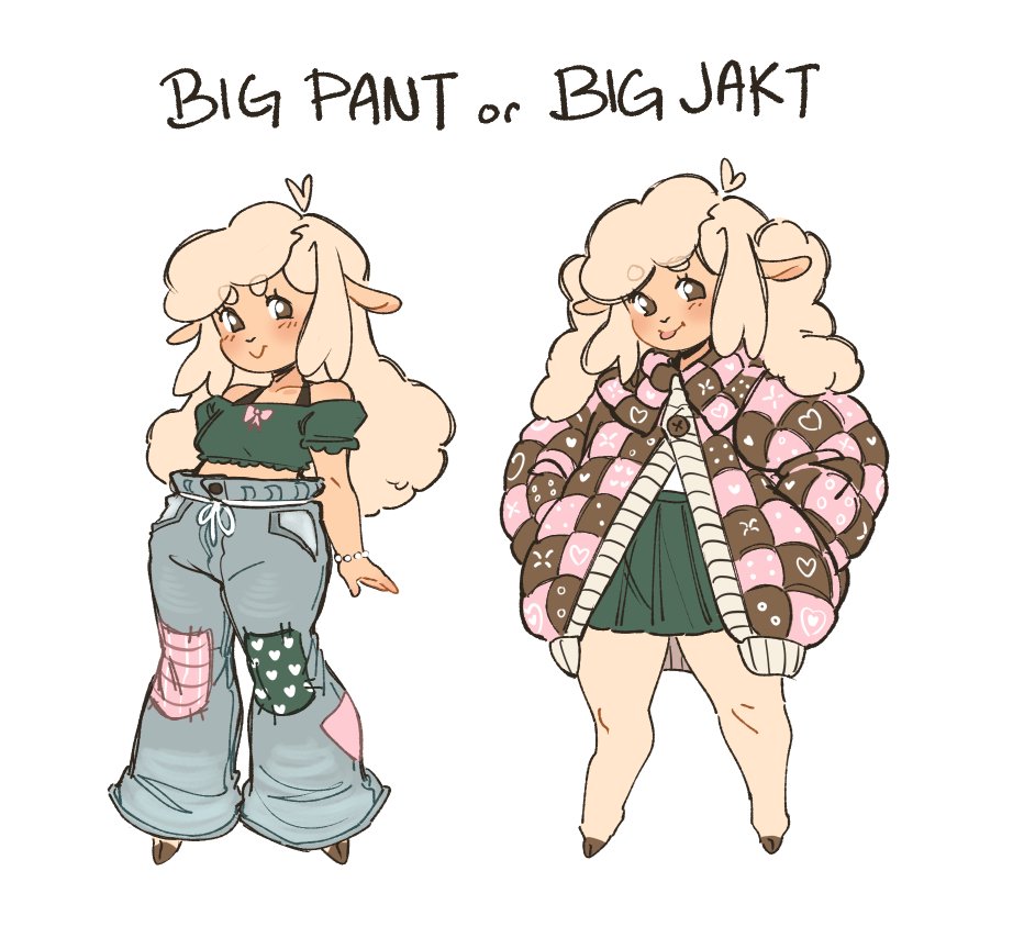 BIG PANT or BIG JAKT D ♡ X