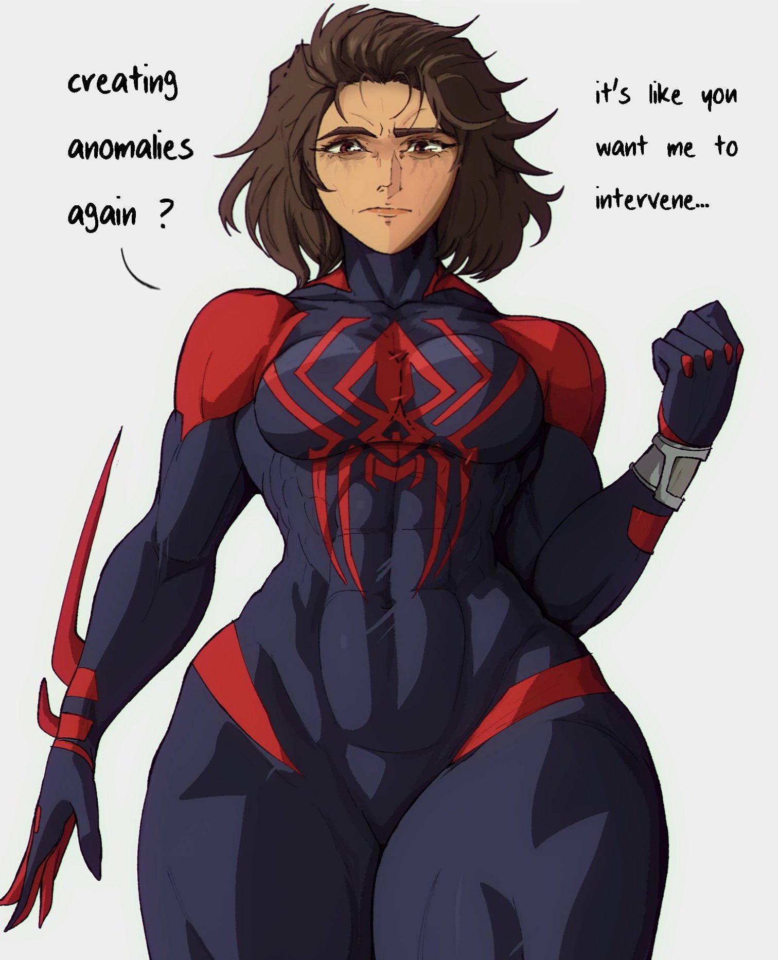 Человек паук 2099 рисунок